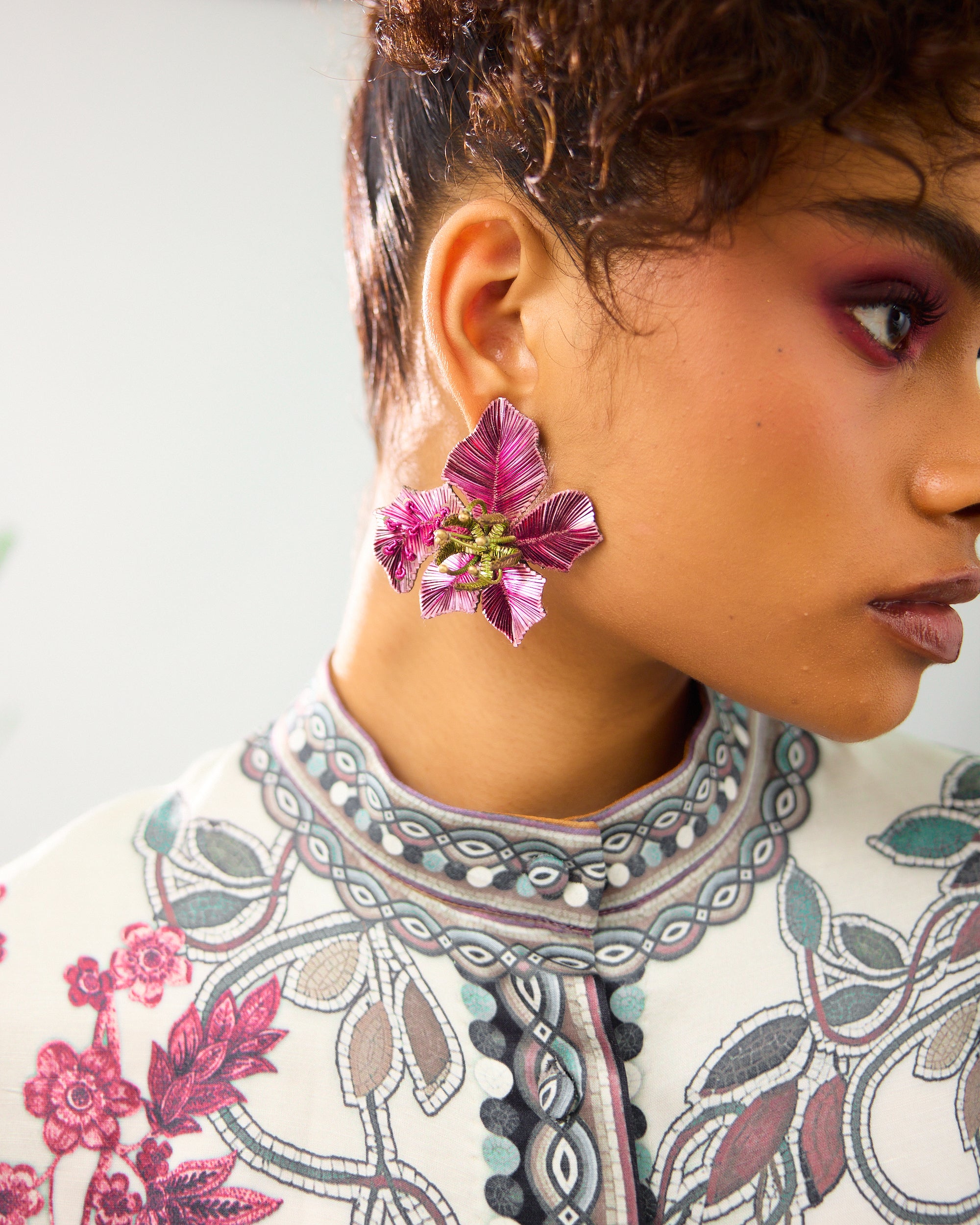 Florence : Reha - Ivory/Raspberry
