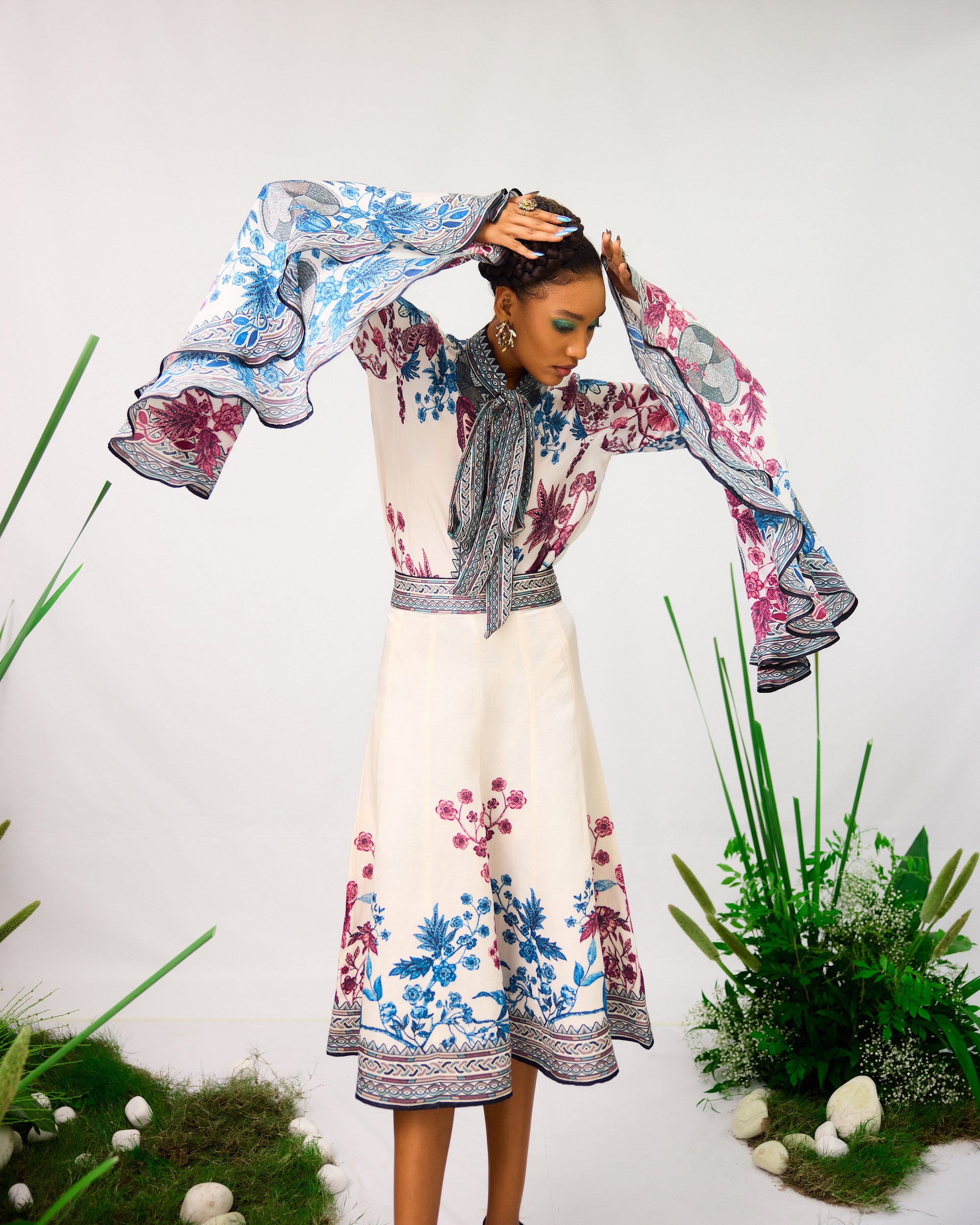 Florence : Bionda/Siara - Blue/Raspberry