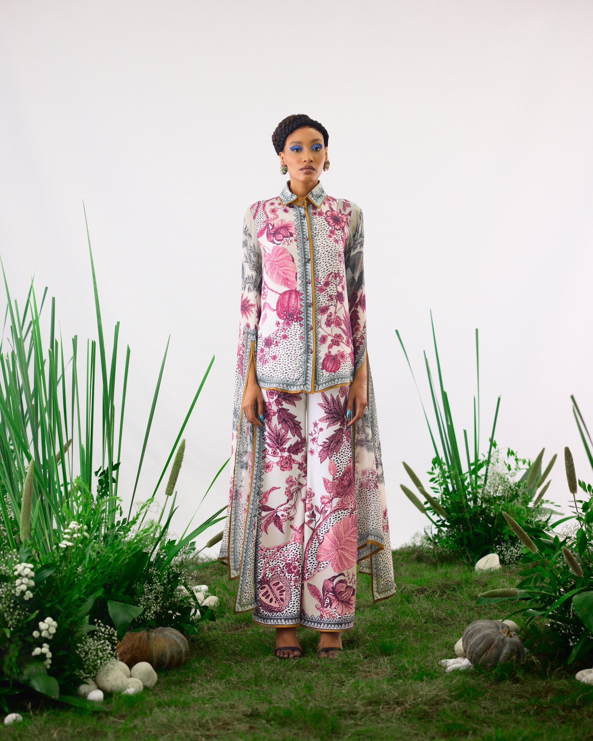 Florence : Maaya - White/Raspberry