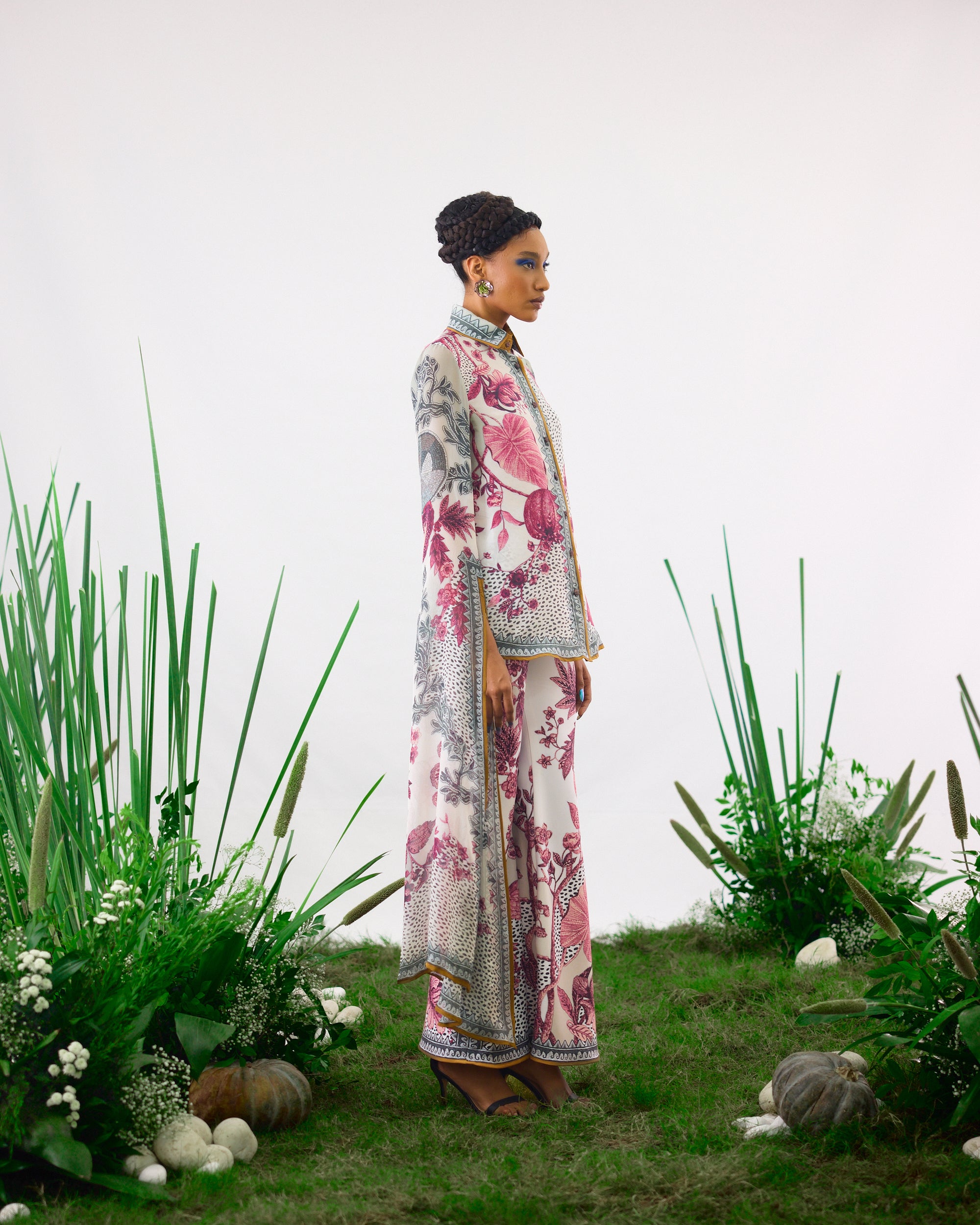 Florence : Maaya - White/Raspberry