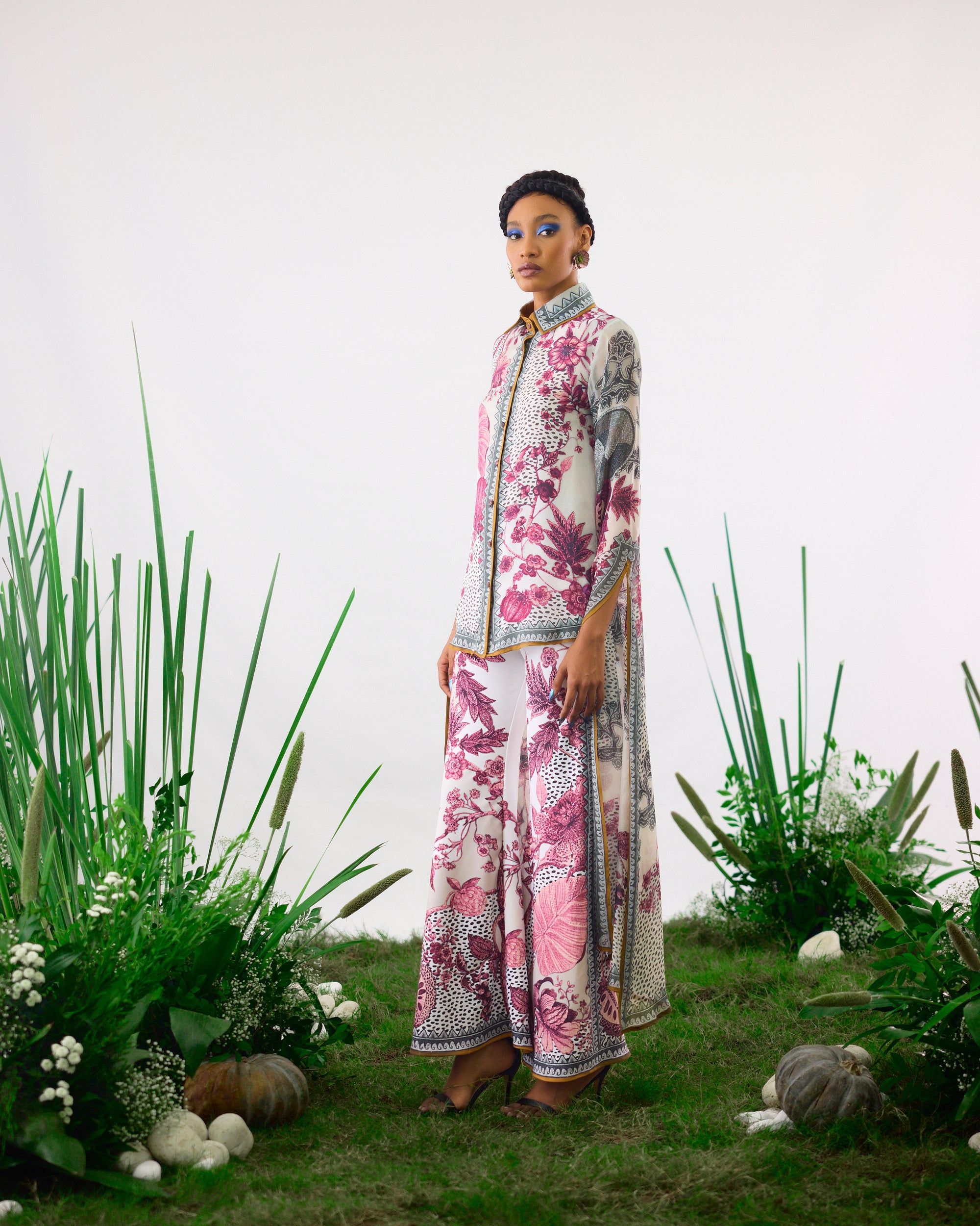 Florence : Maaya - White/Raspberry