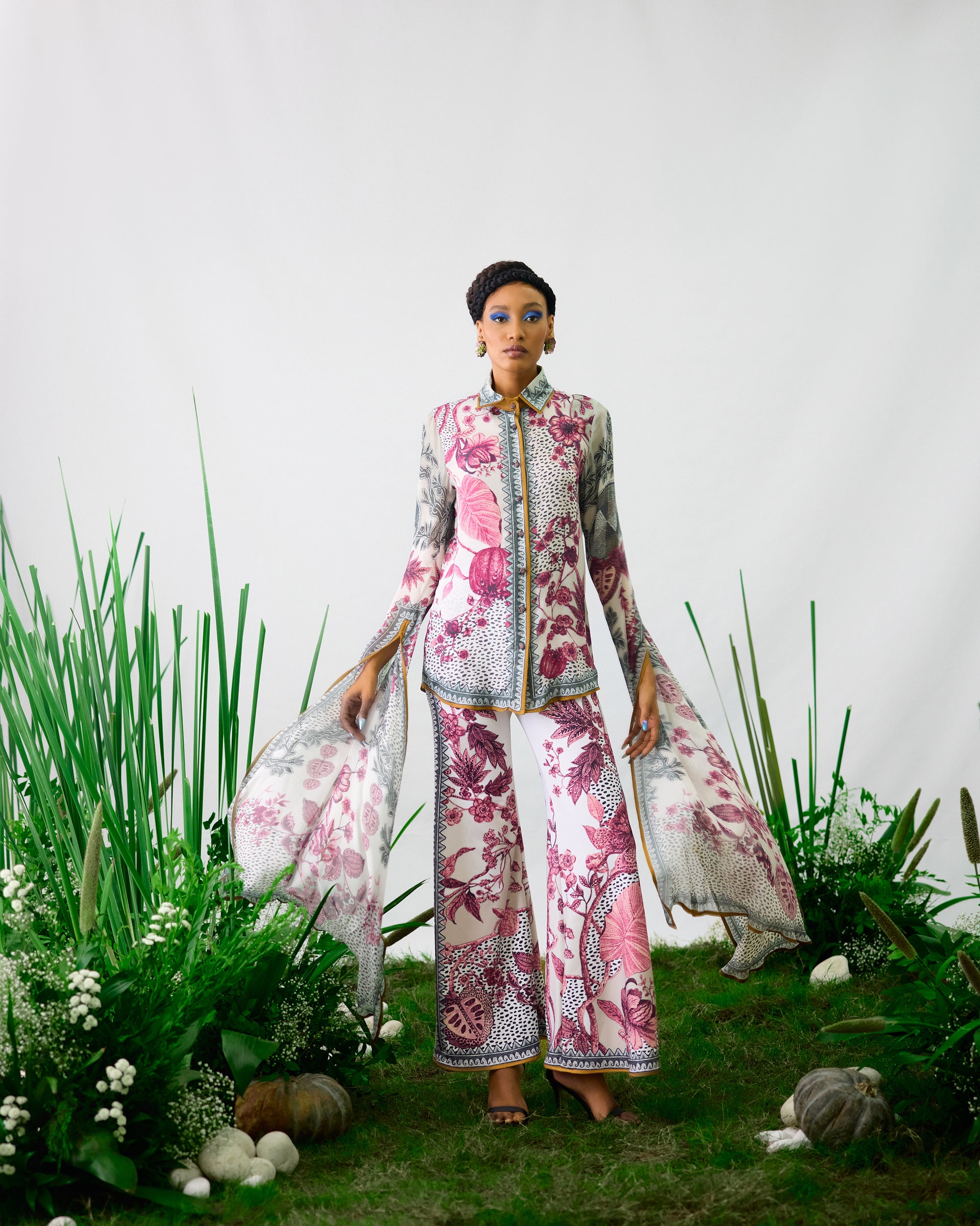 Florence : Maaya - White/Raspberry
