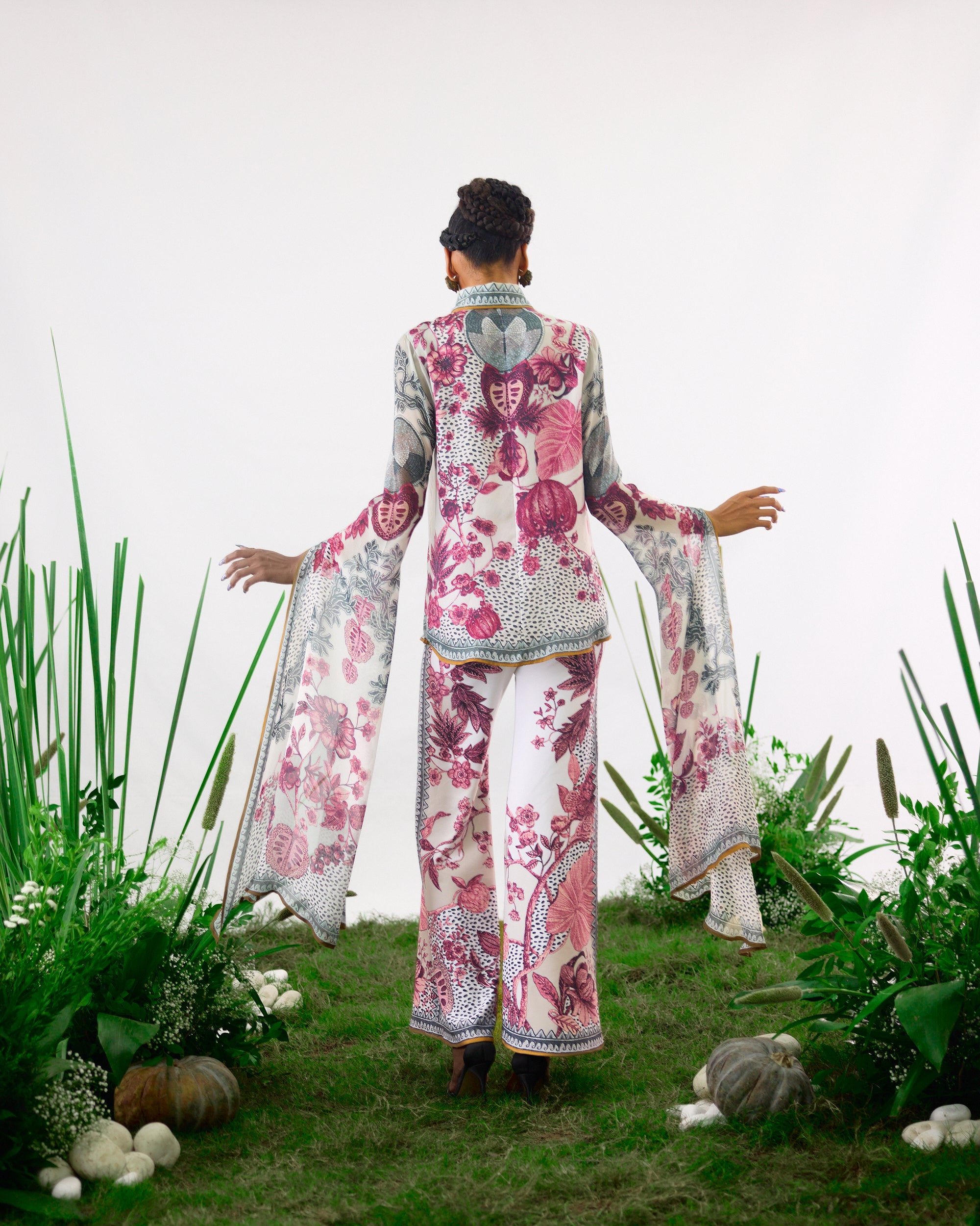 Florence : Maaya - White/Raspberry