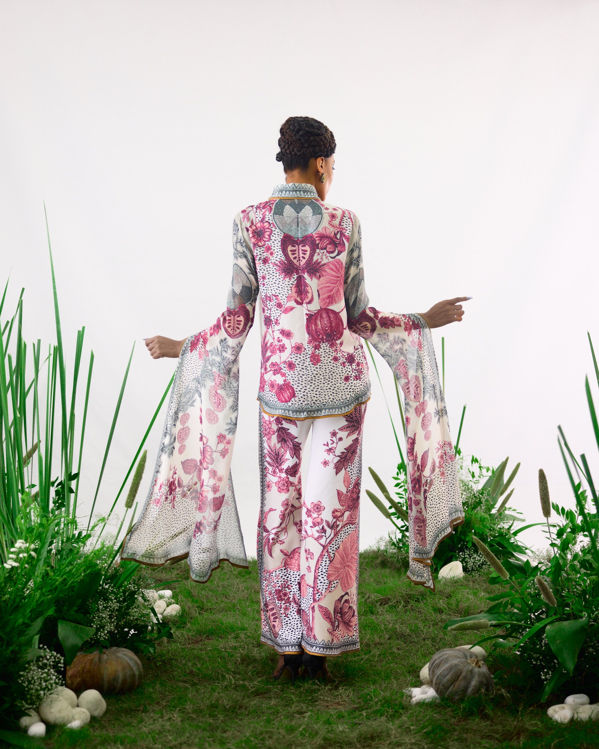 Florence : Maaya - White/Raspberry