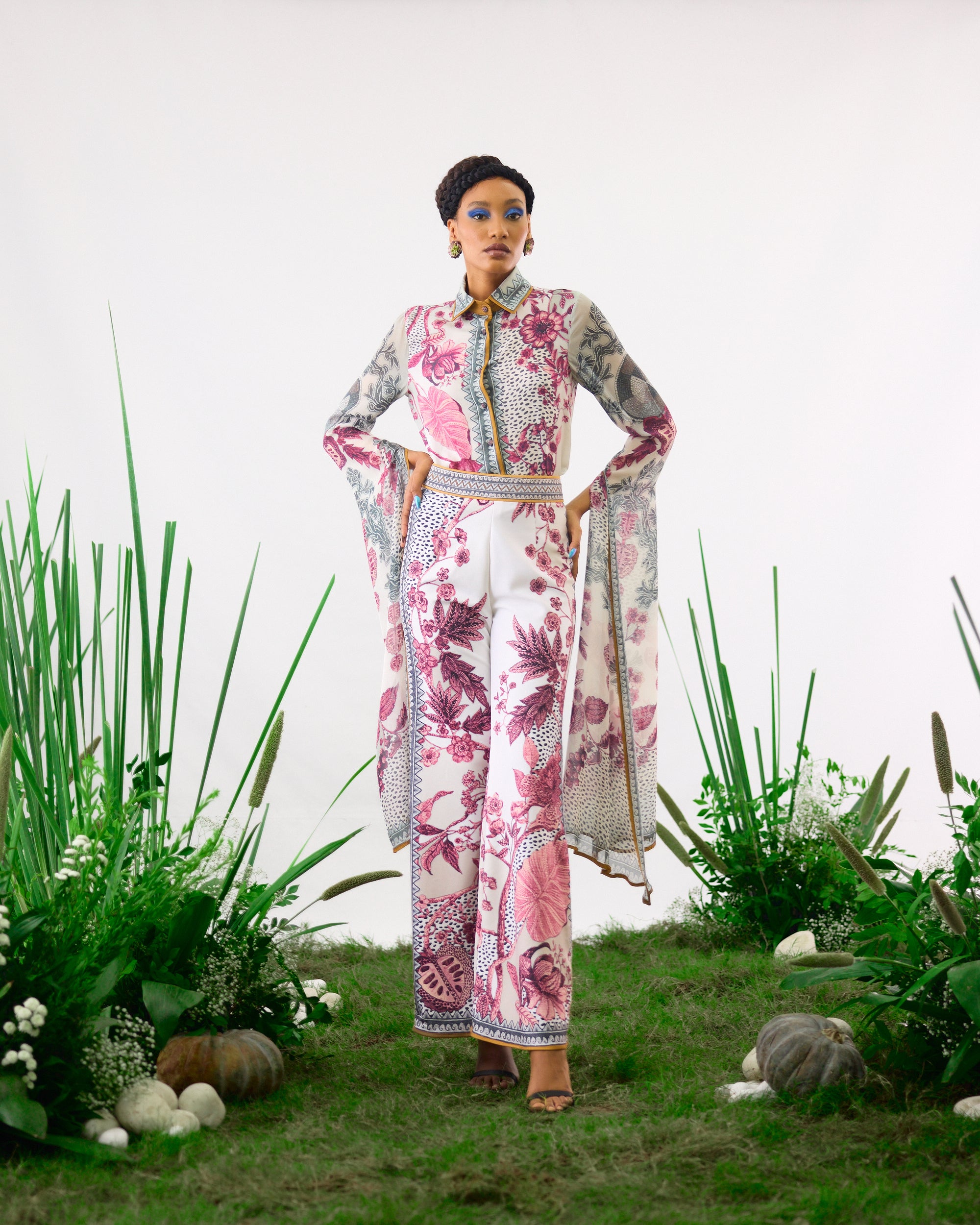 Florence : Maaya - White/Raspberry
