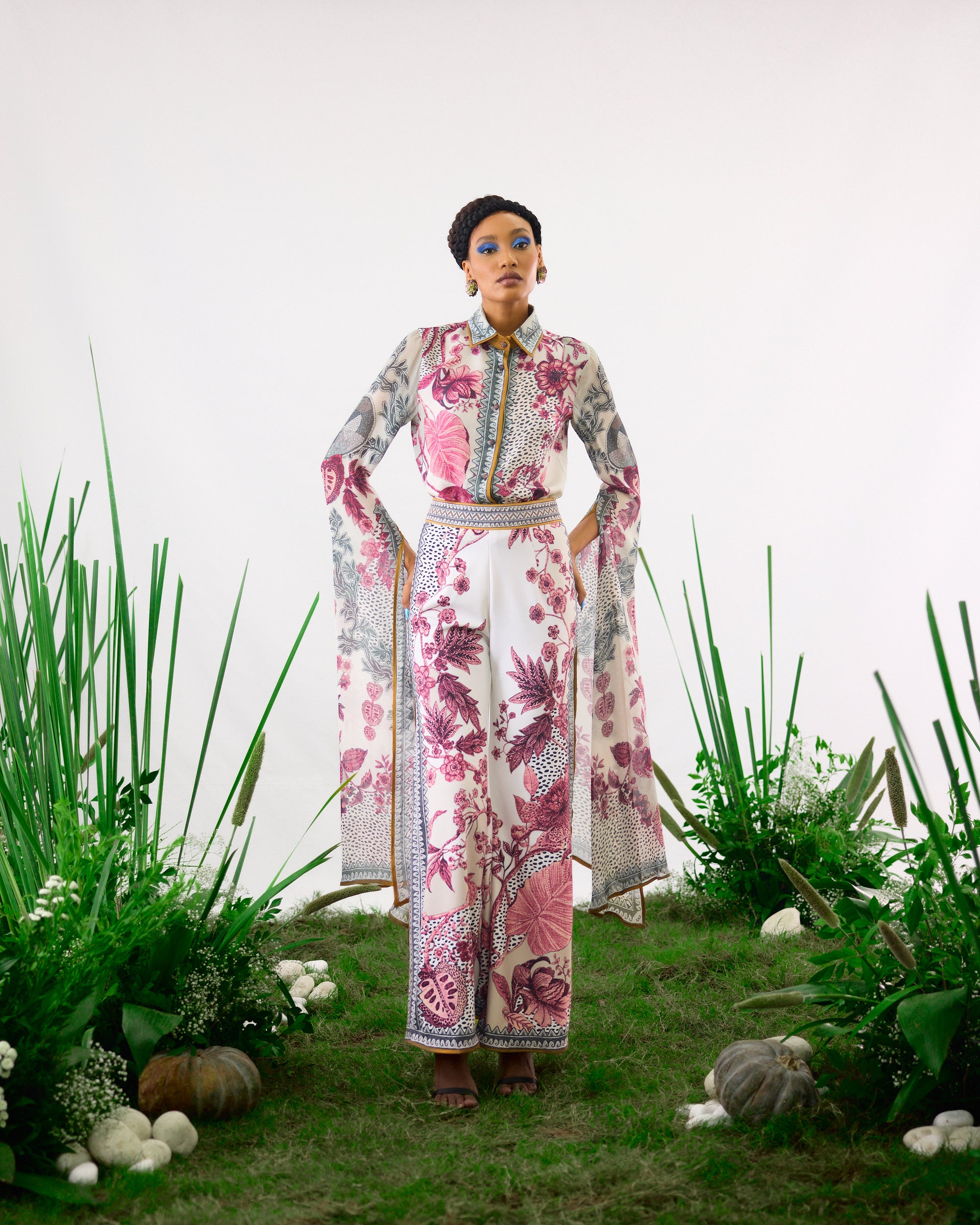 Florence : Maaya - White/Raspberry