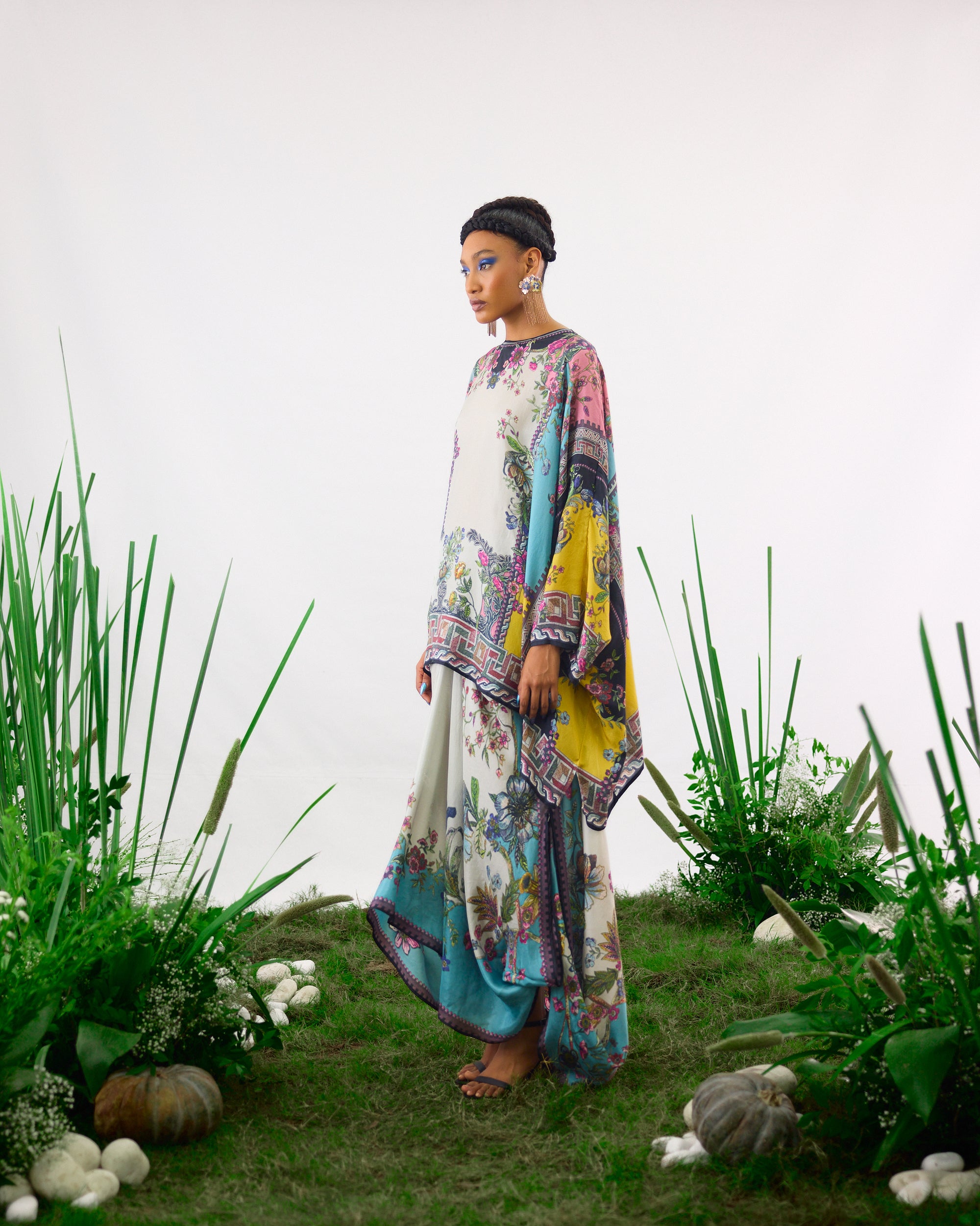 Florence : Insha - Aqua/Slate
