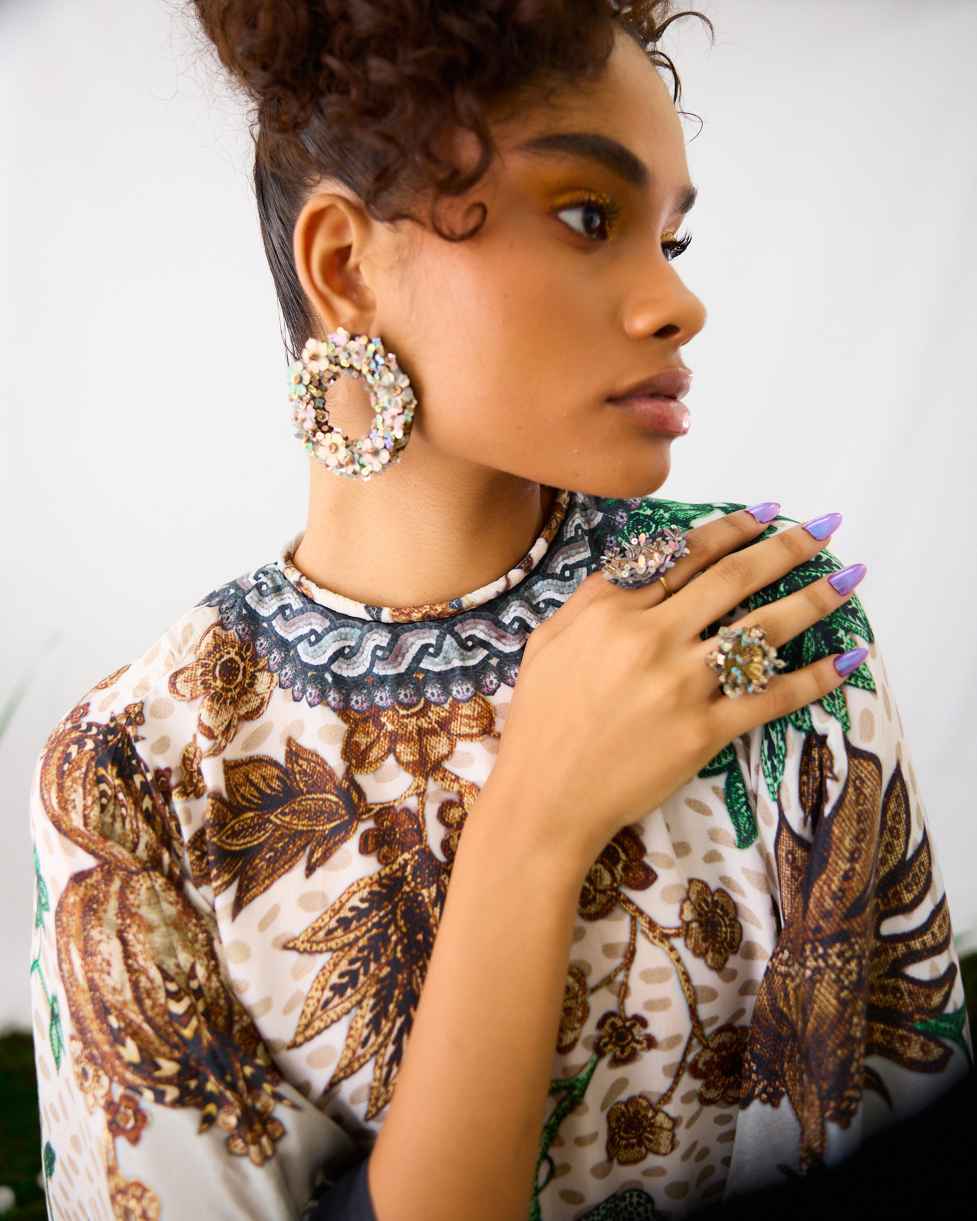 Florence : Bambi - Gold/Emerald