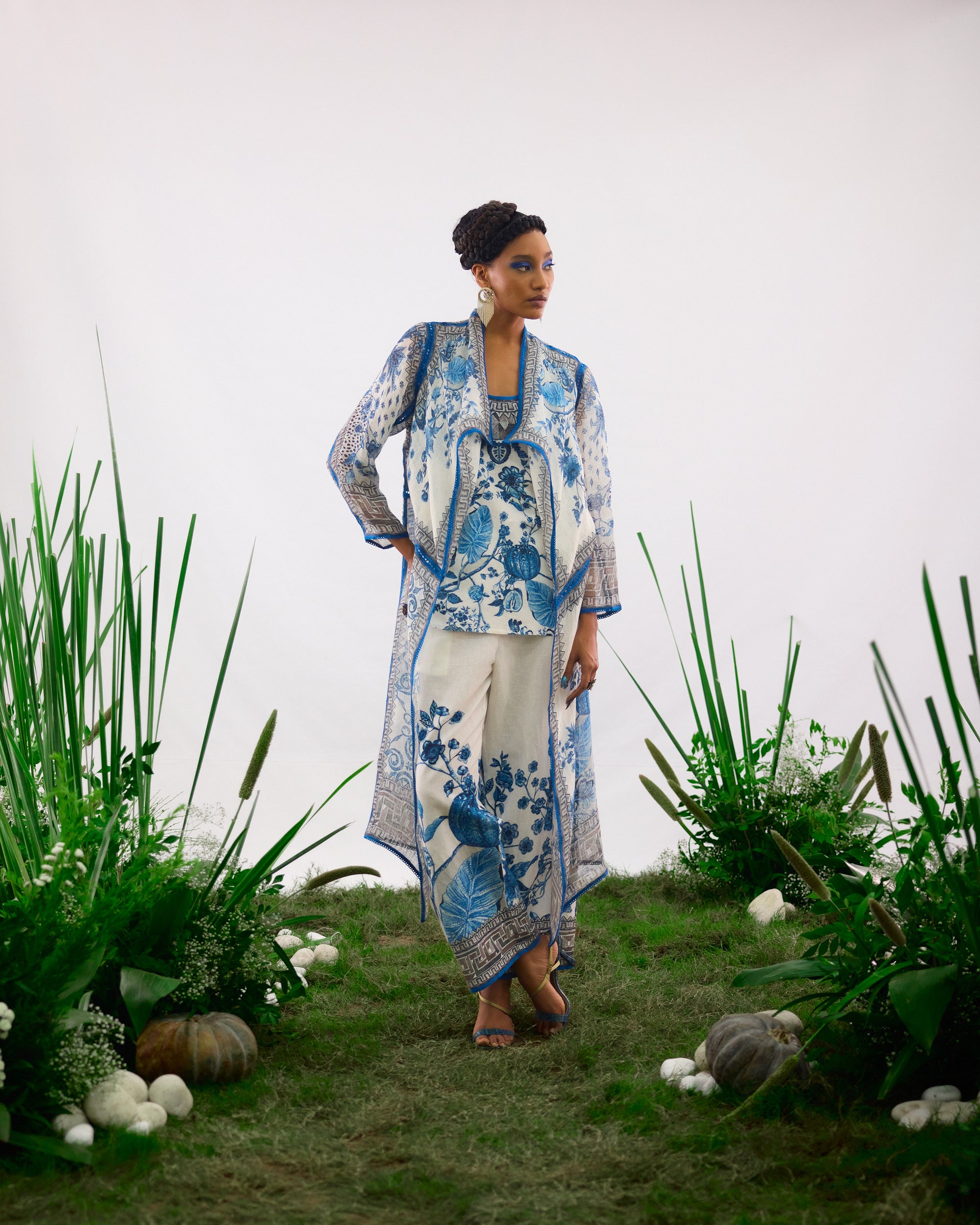 Florence  : Ursula - Blue/White