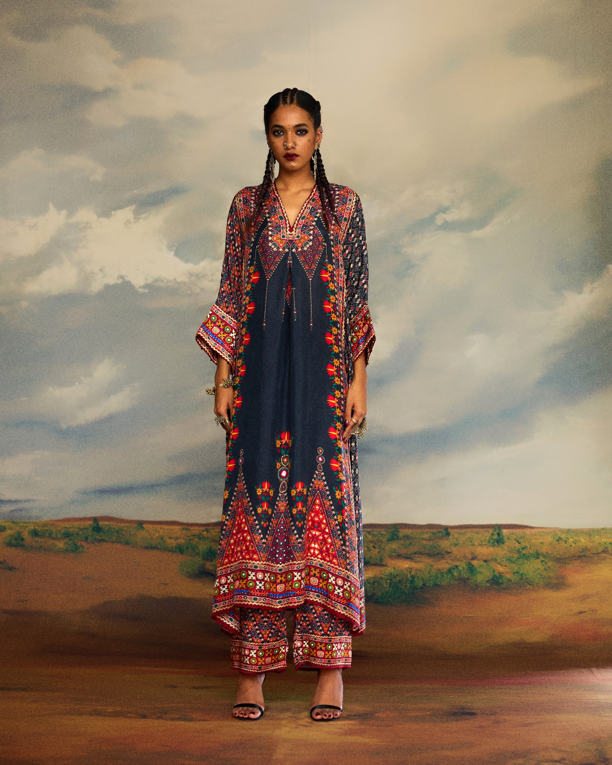 Kutch : Banera - Charcoal