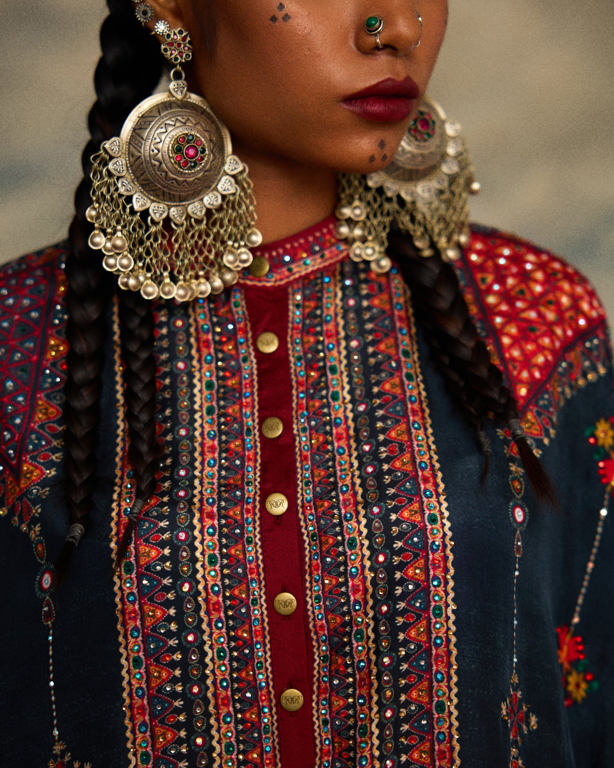 Kutch : Chanel/Afghan - Charcoal
