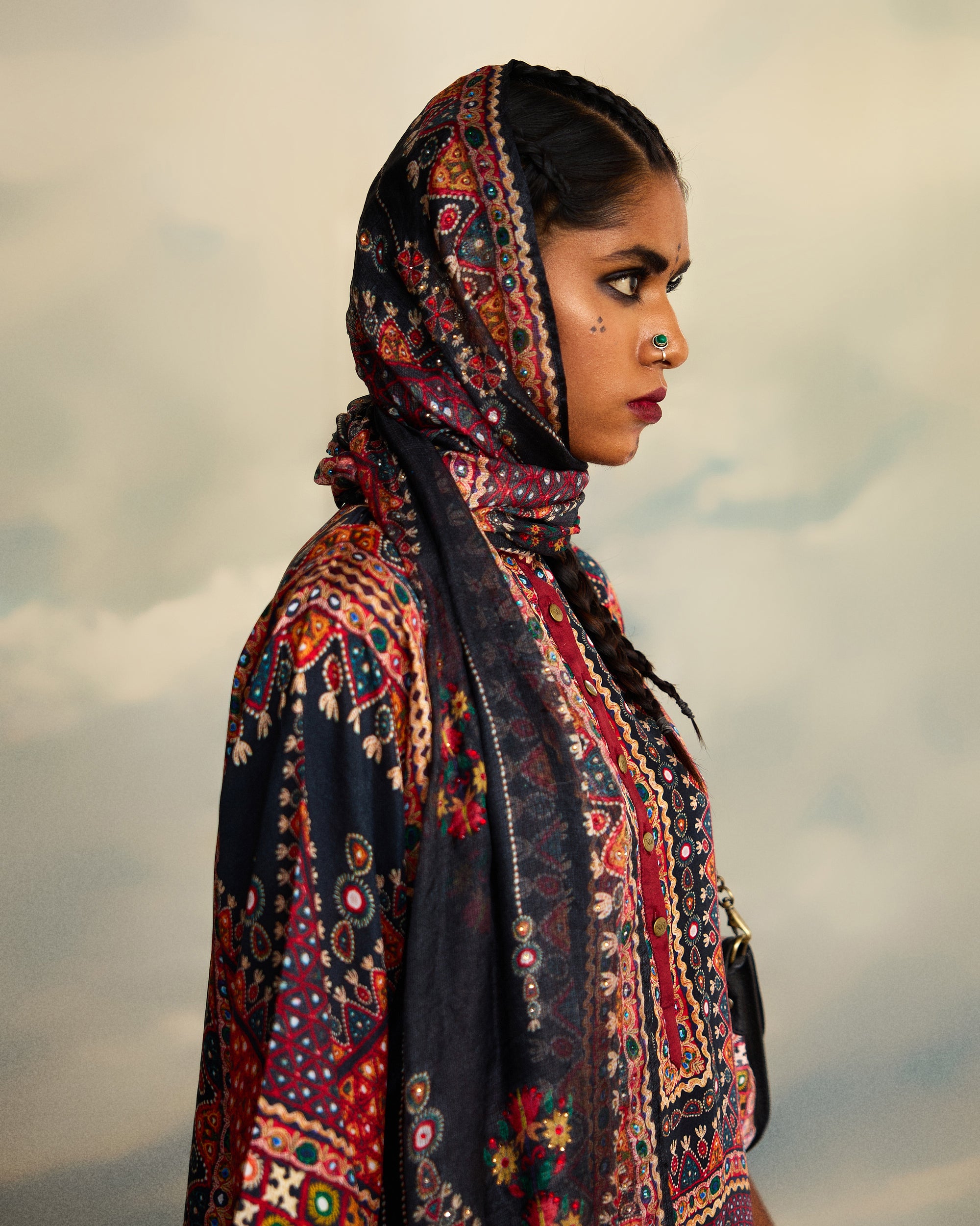 Kutch : Ghazala - Charcoal