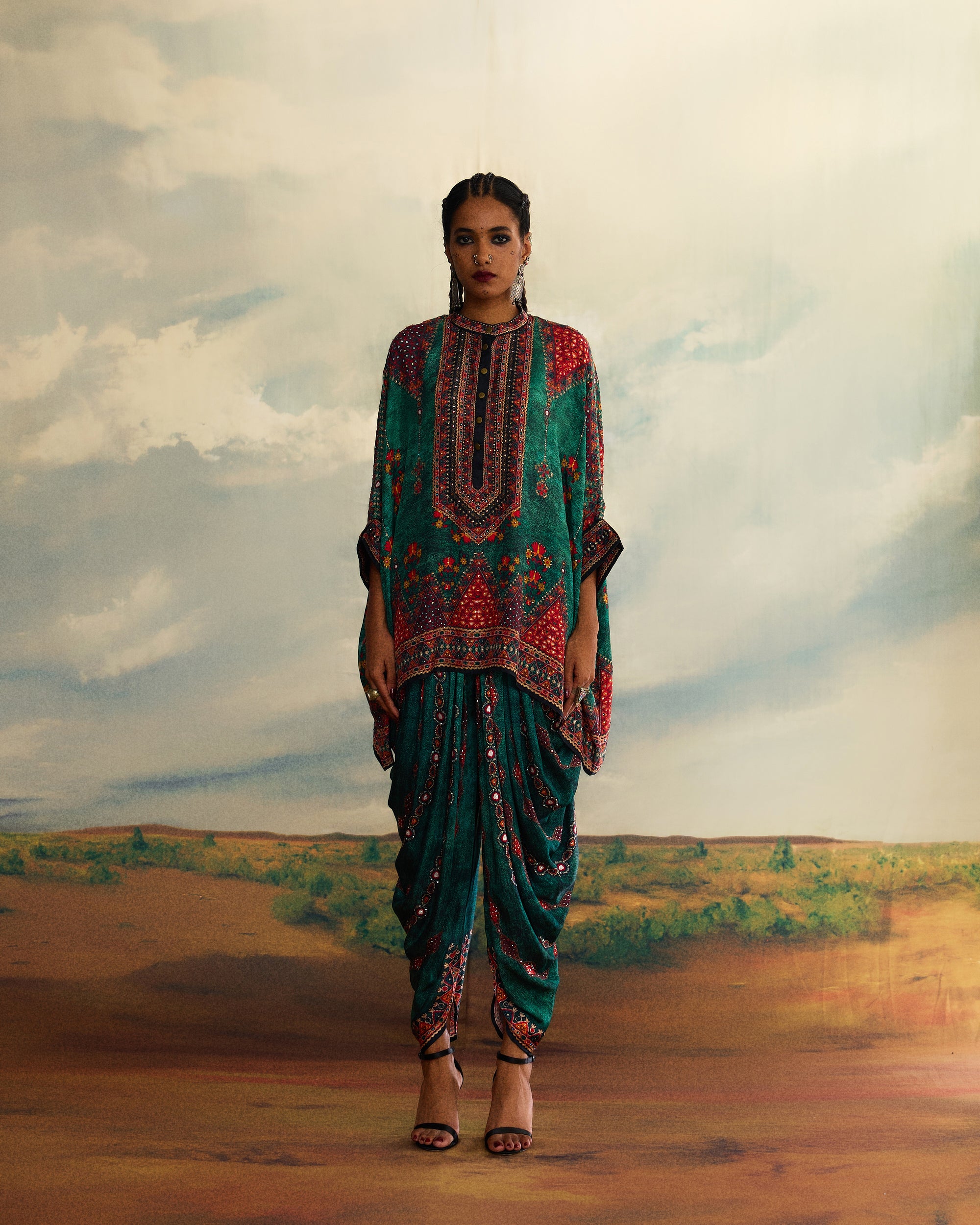 Kutch : Chanel/Afghan - Teal