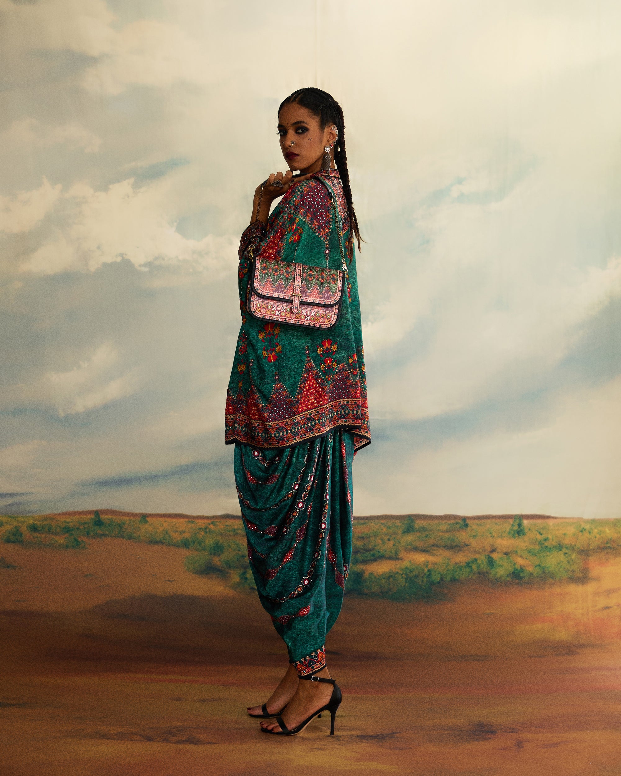 Kutch : Chanel/Afghan - Teal
