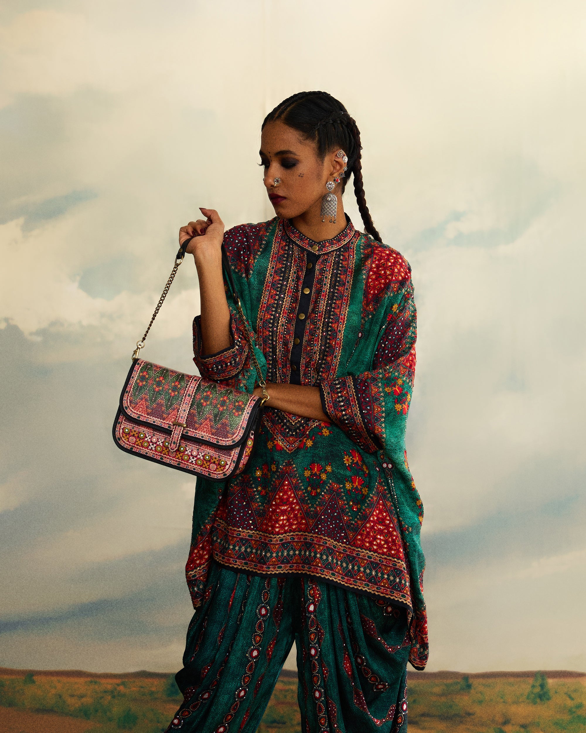 Kutch : Chanel/Afghan - Teal