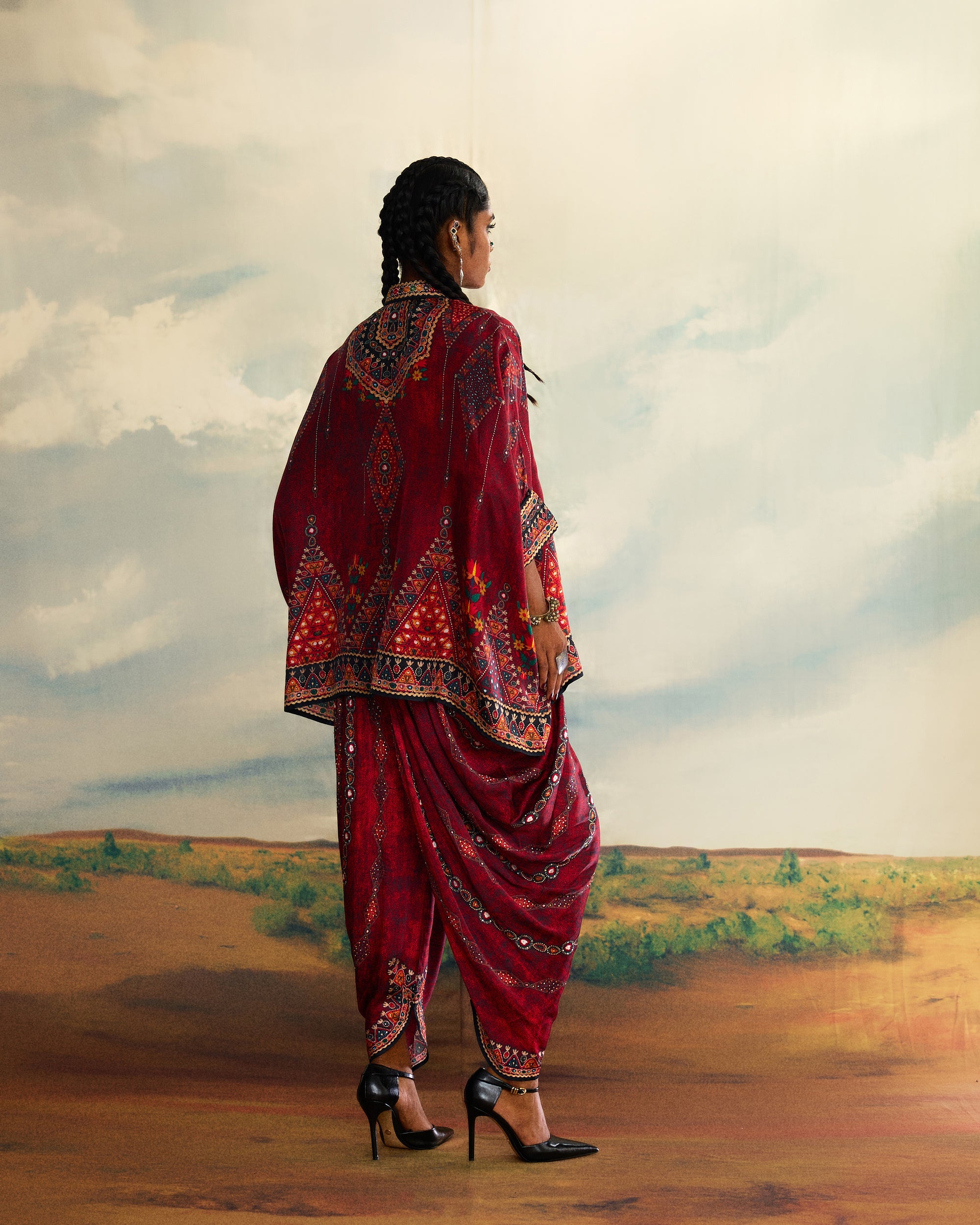 Kutch : Chanel/Afghan (emb) - Red