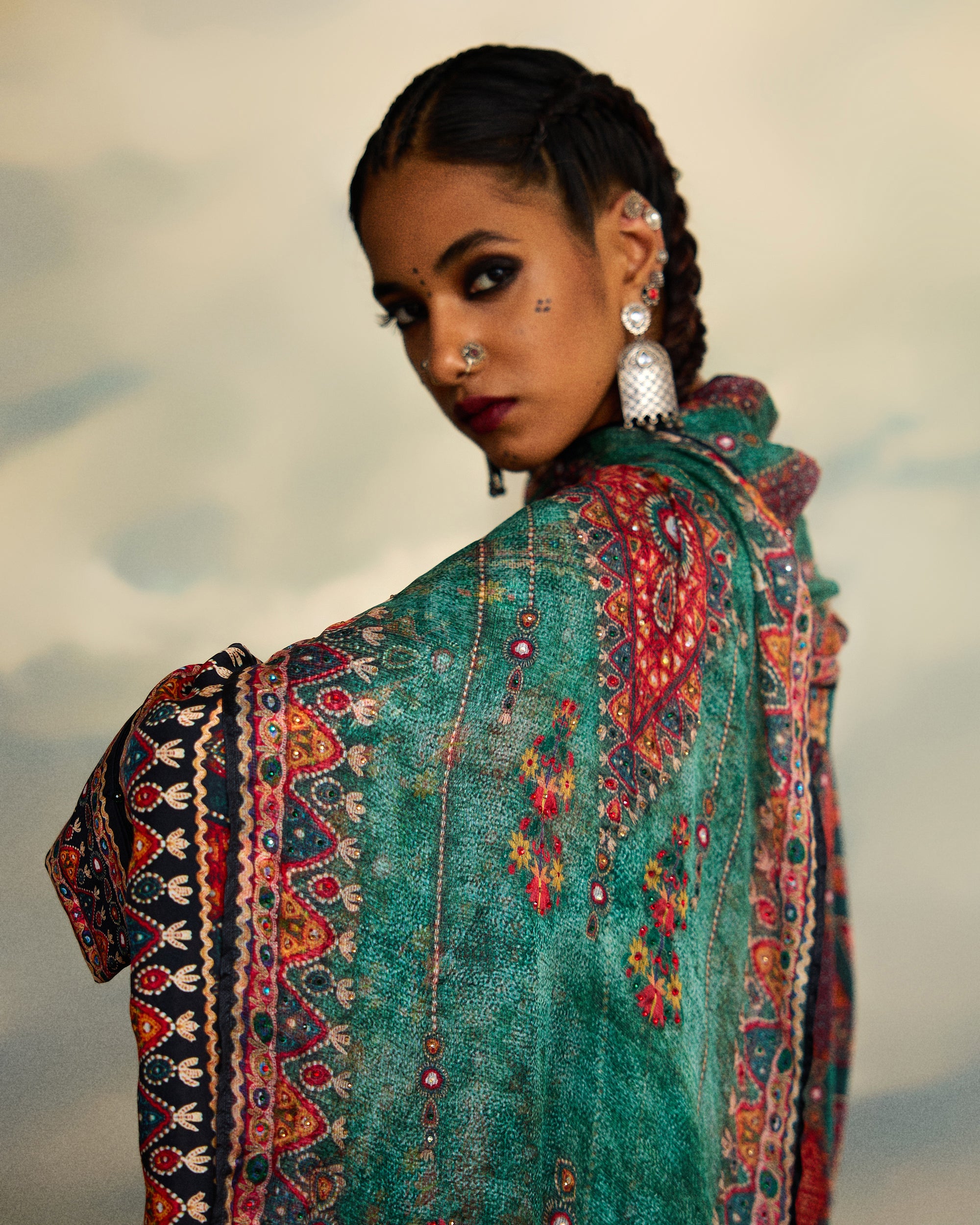 Kutch : Chanel 36"/Sharara - Teal