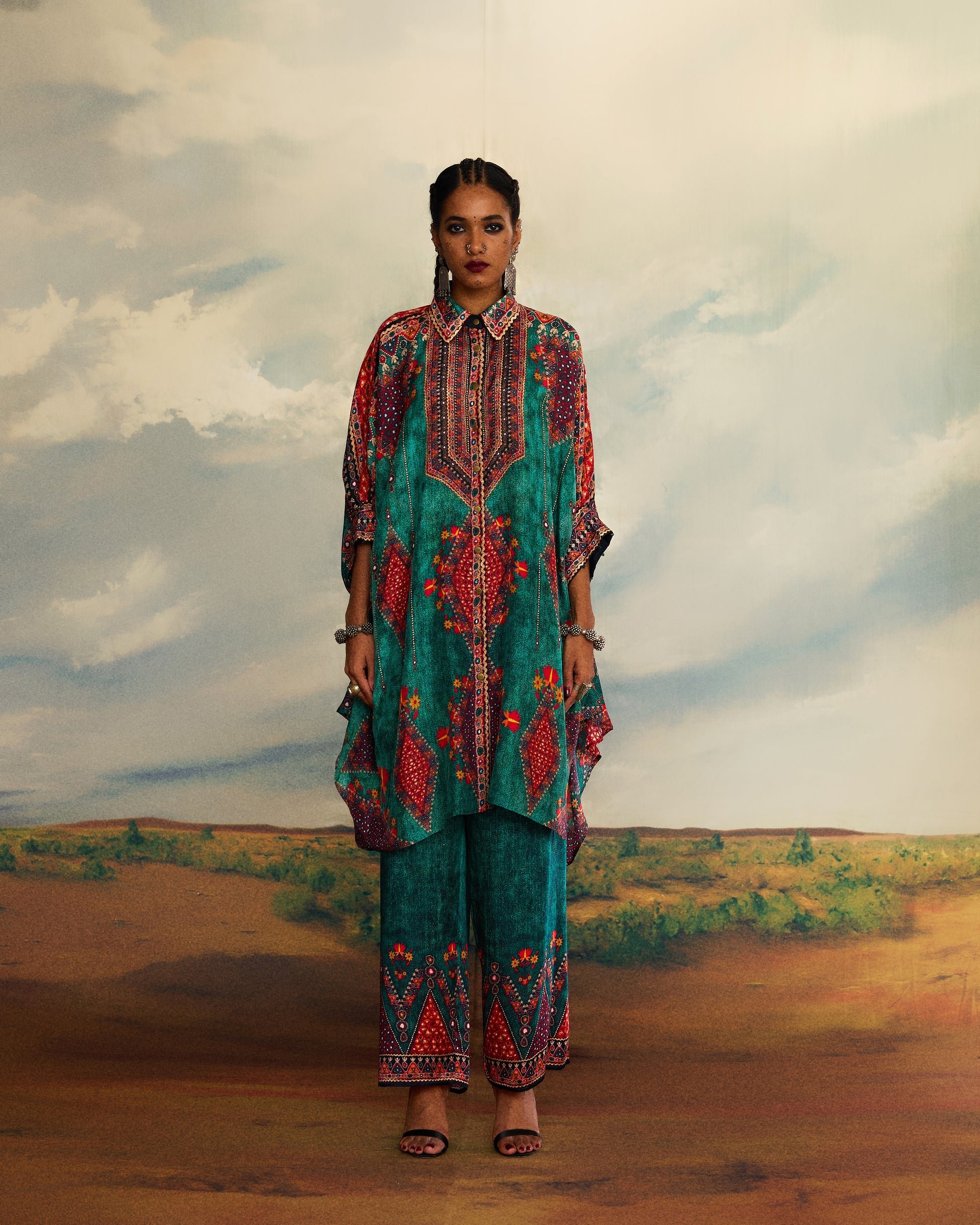 Kutch : Kamara - Teal