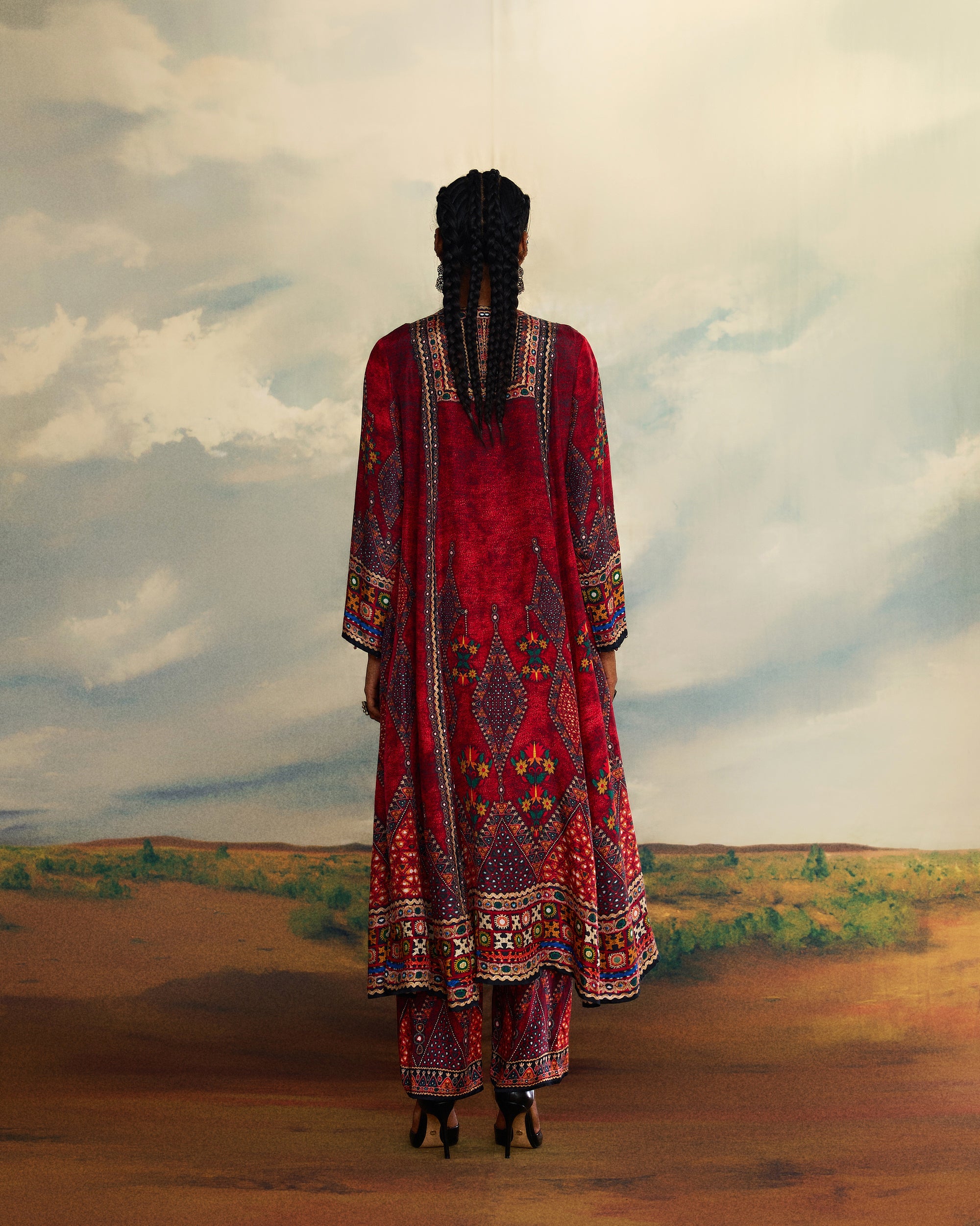 Kutch : Anisha - Red