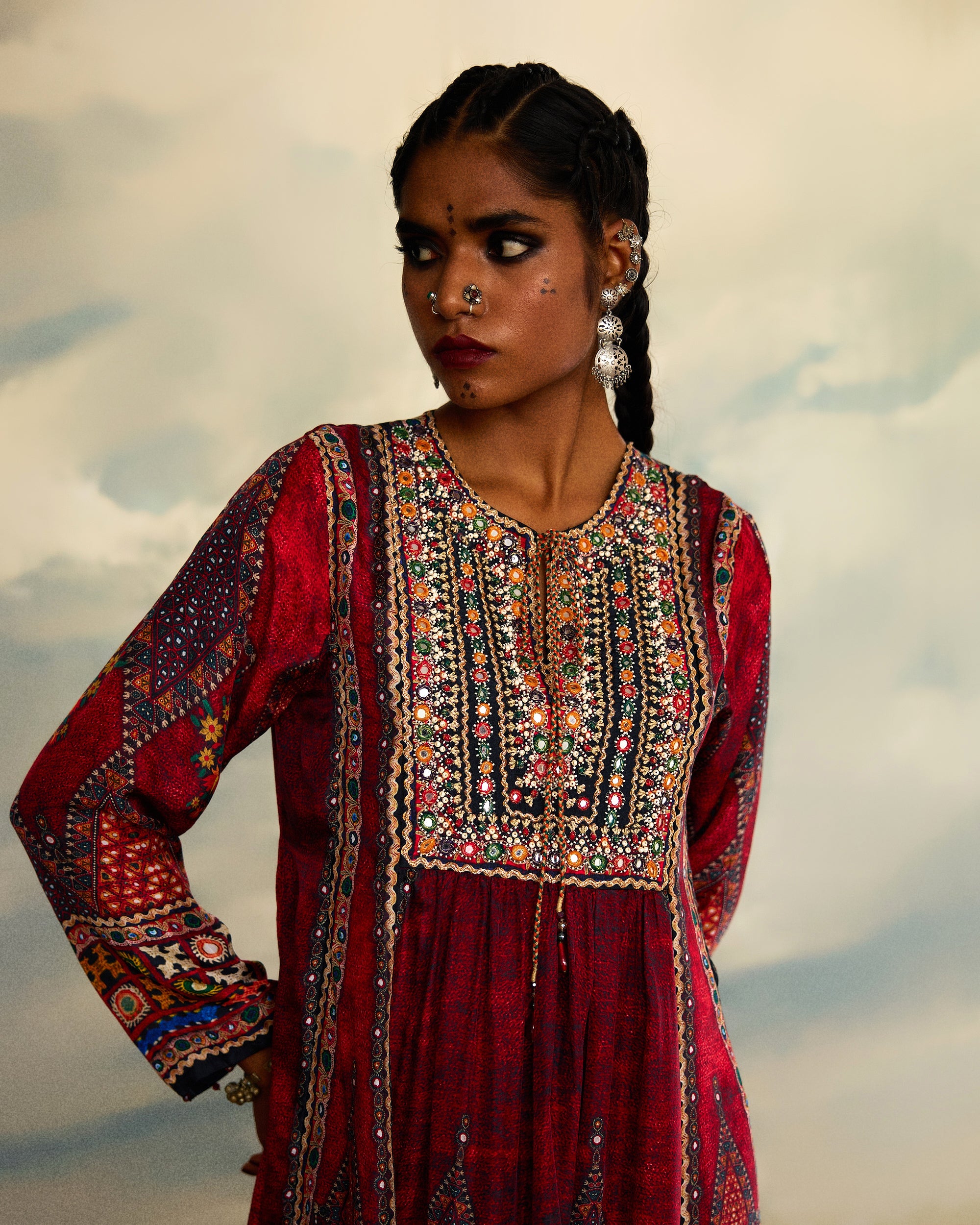 Kutch : Anisha - Red