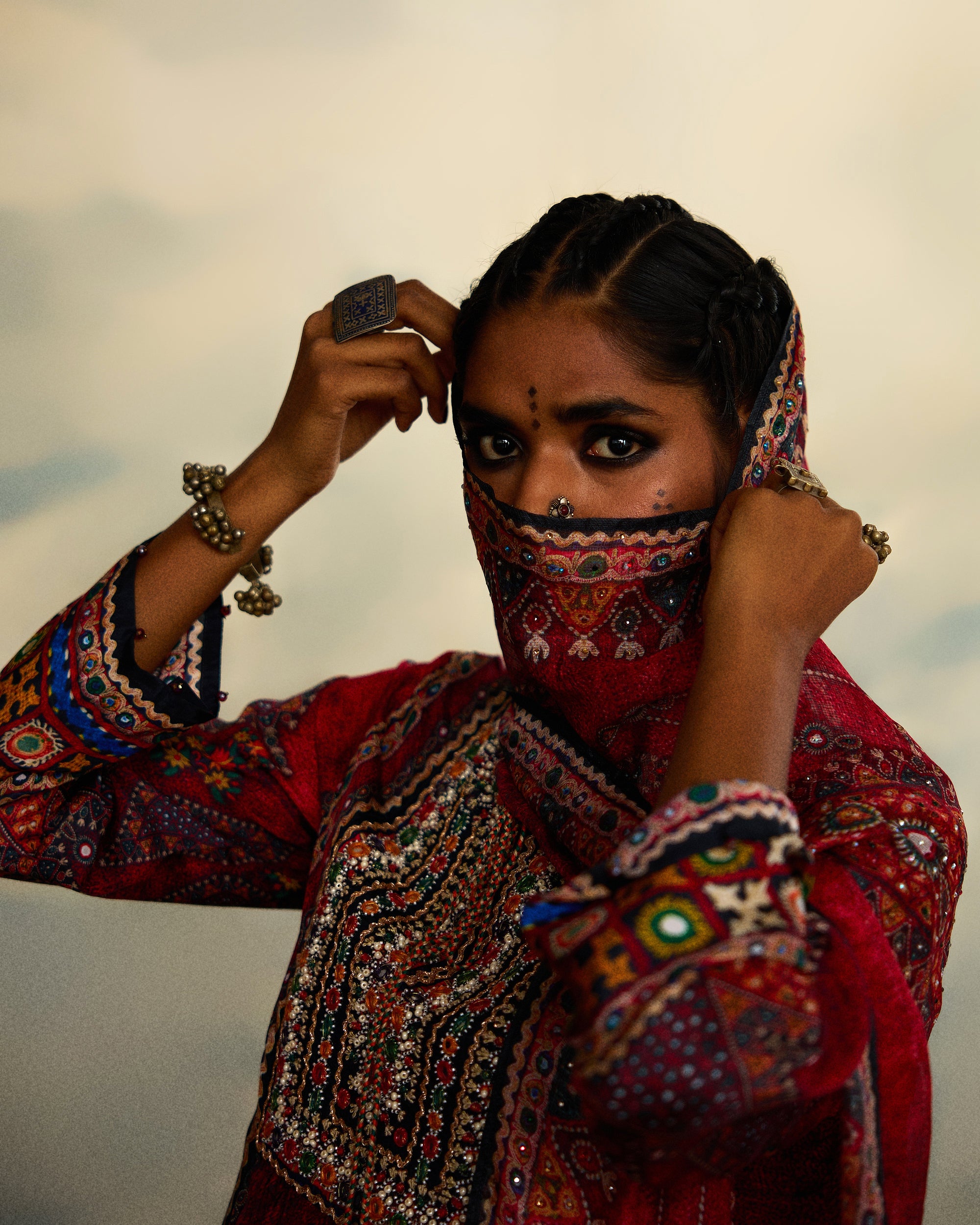 Kutch : Anisha - Red
