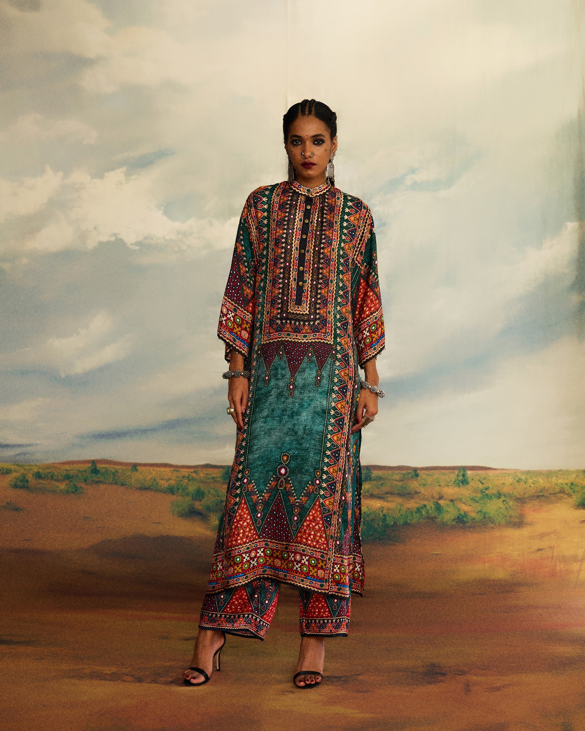 Kutch : Ghazala - Teal