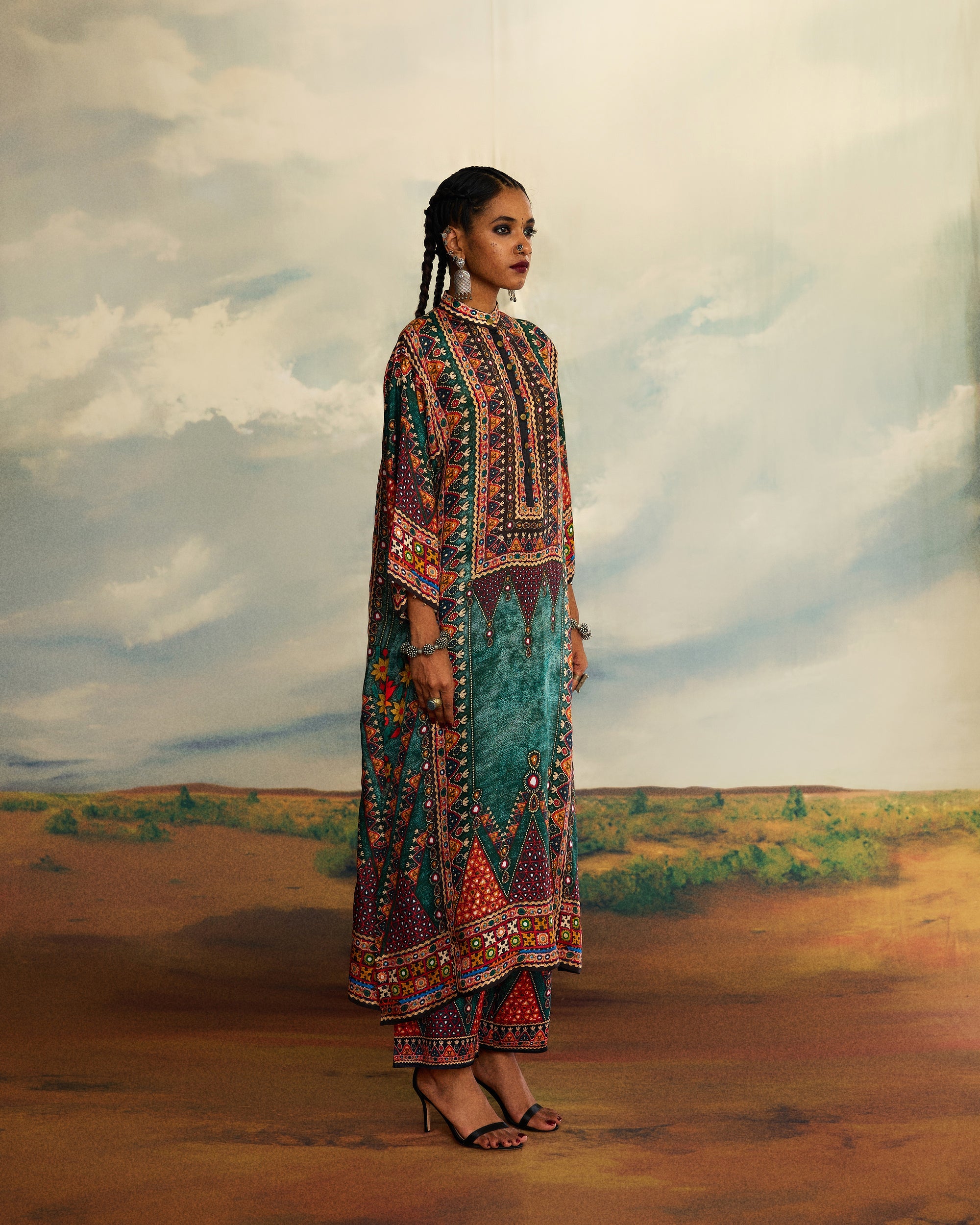 Kutch : Ghazala - Teal