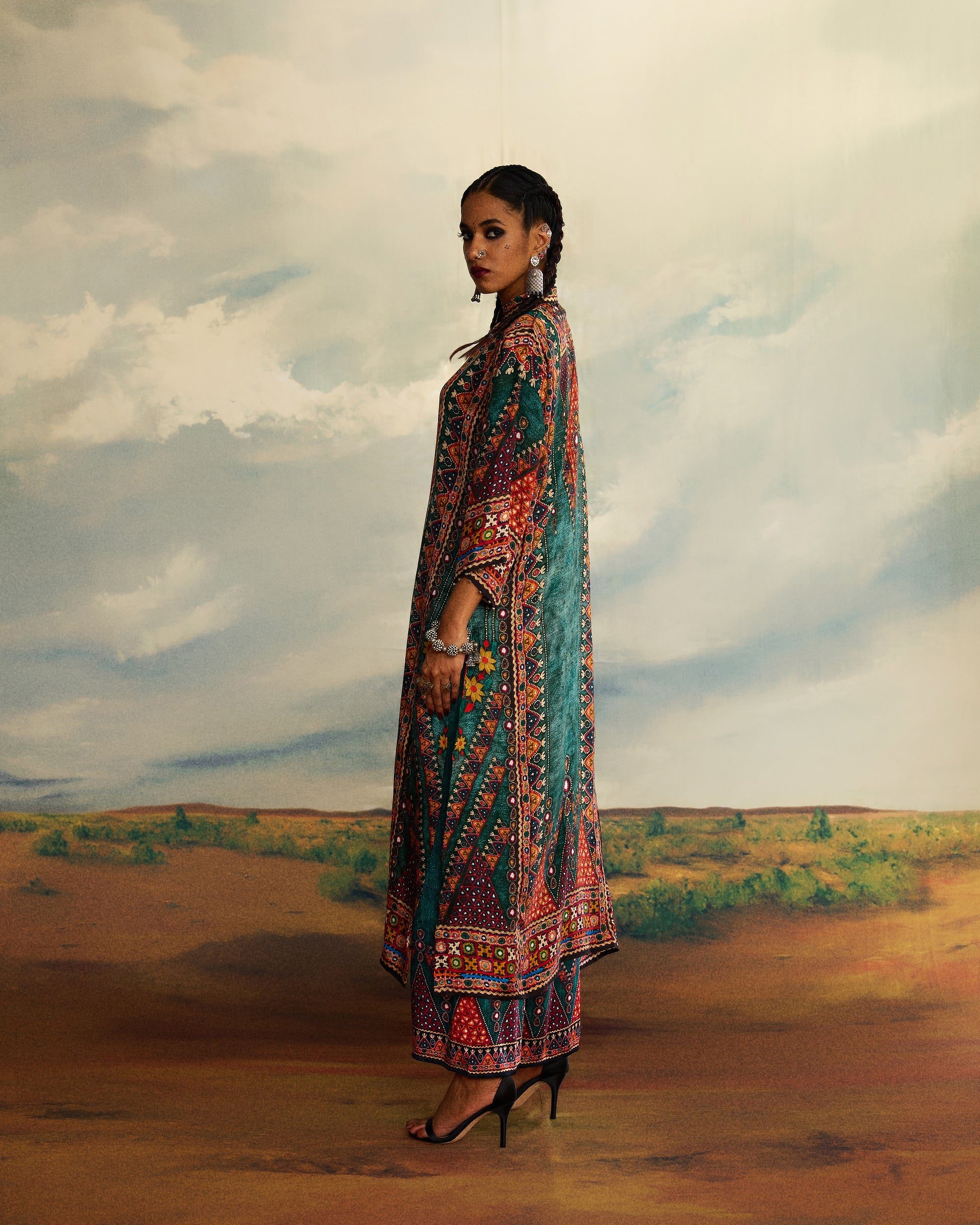 Kutch : Ghazala - Teal