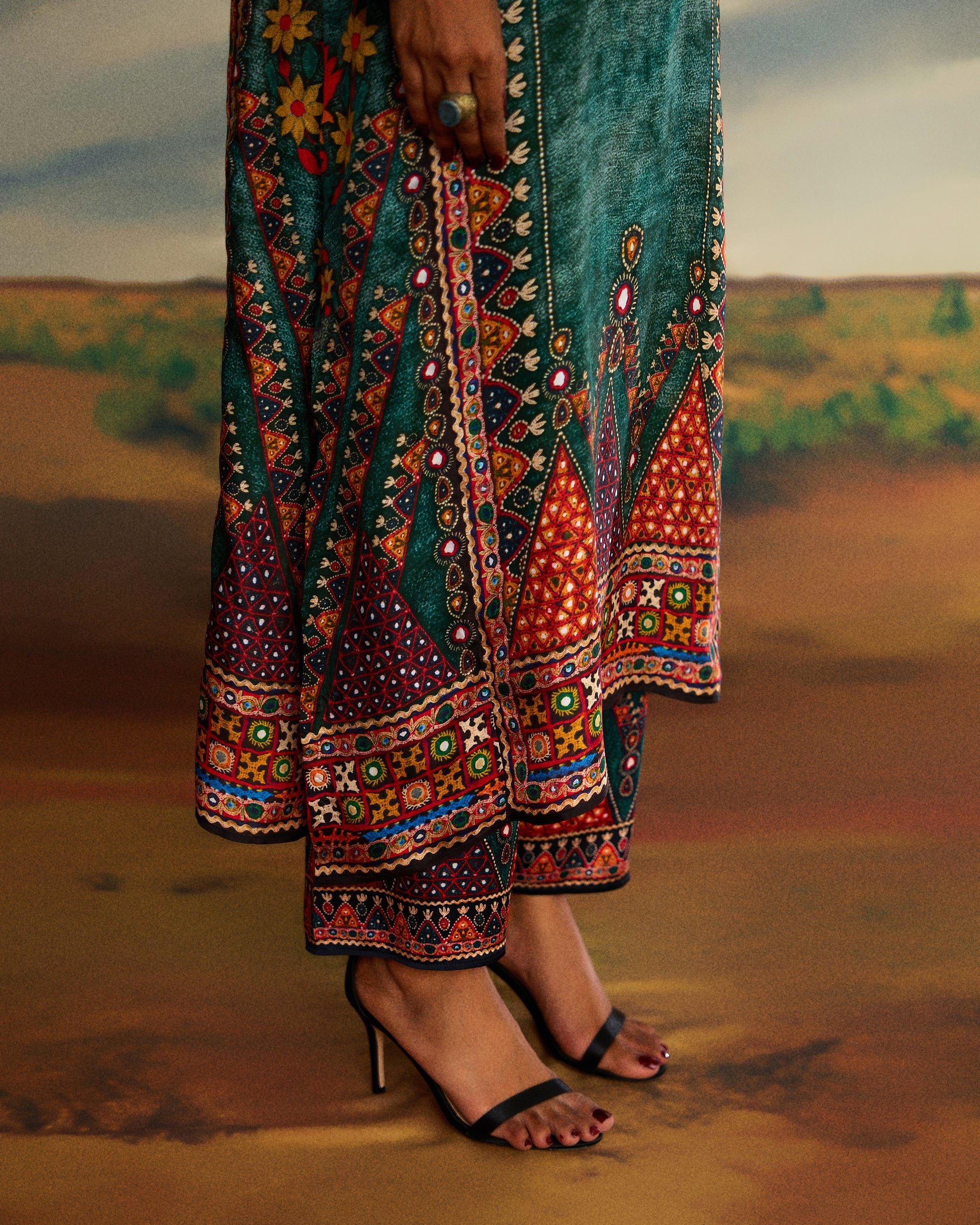 Kutch : Ghazala - Teal