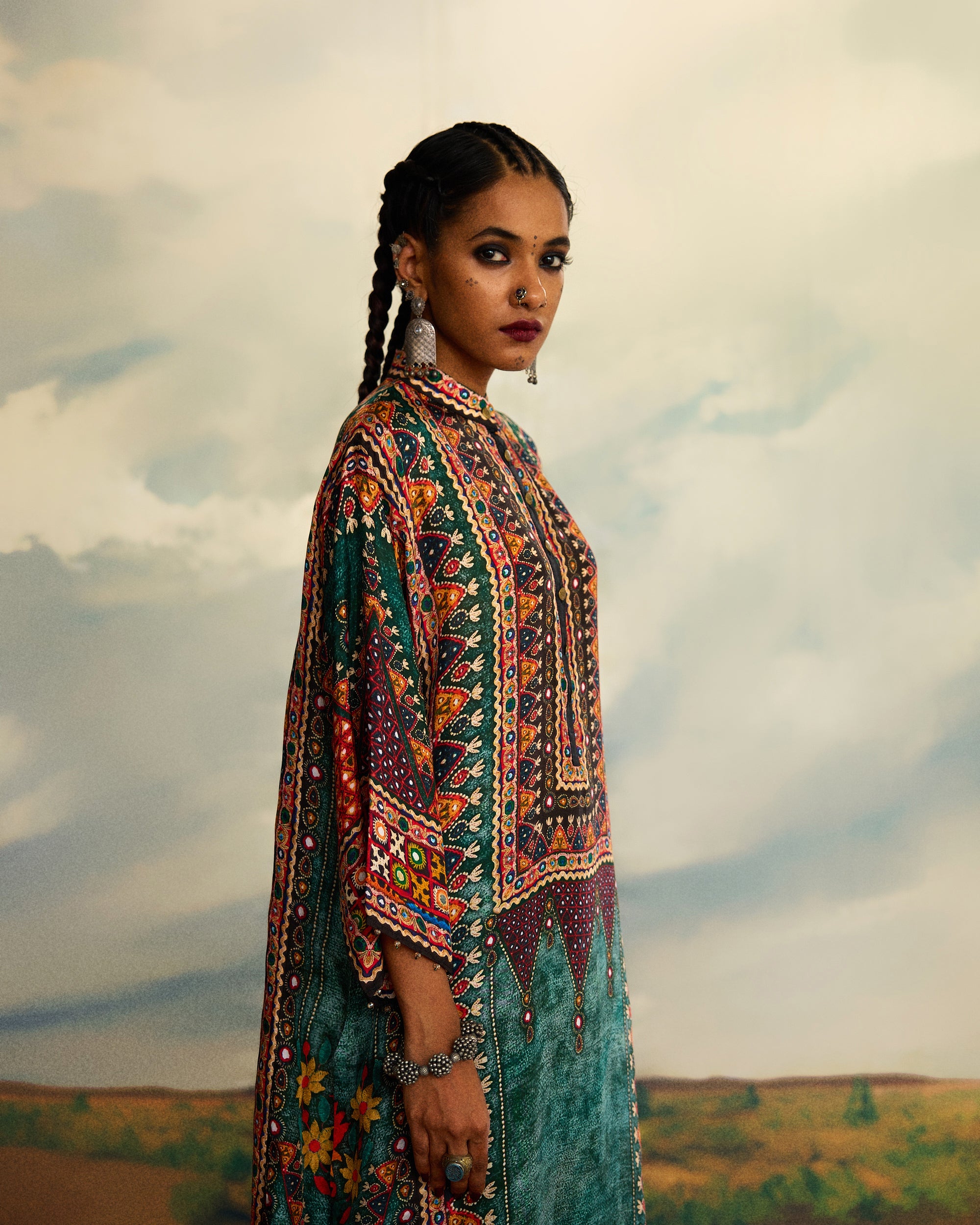 Kutch : Ghazala - Teal
