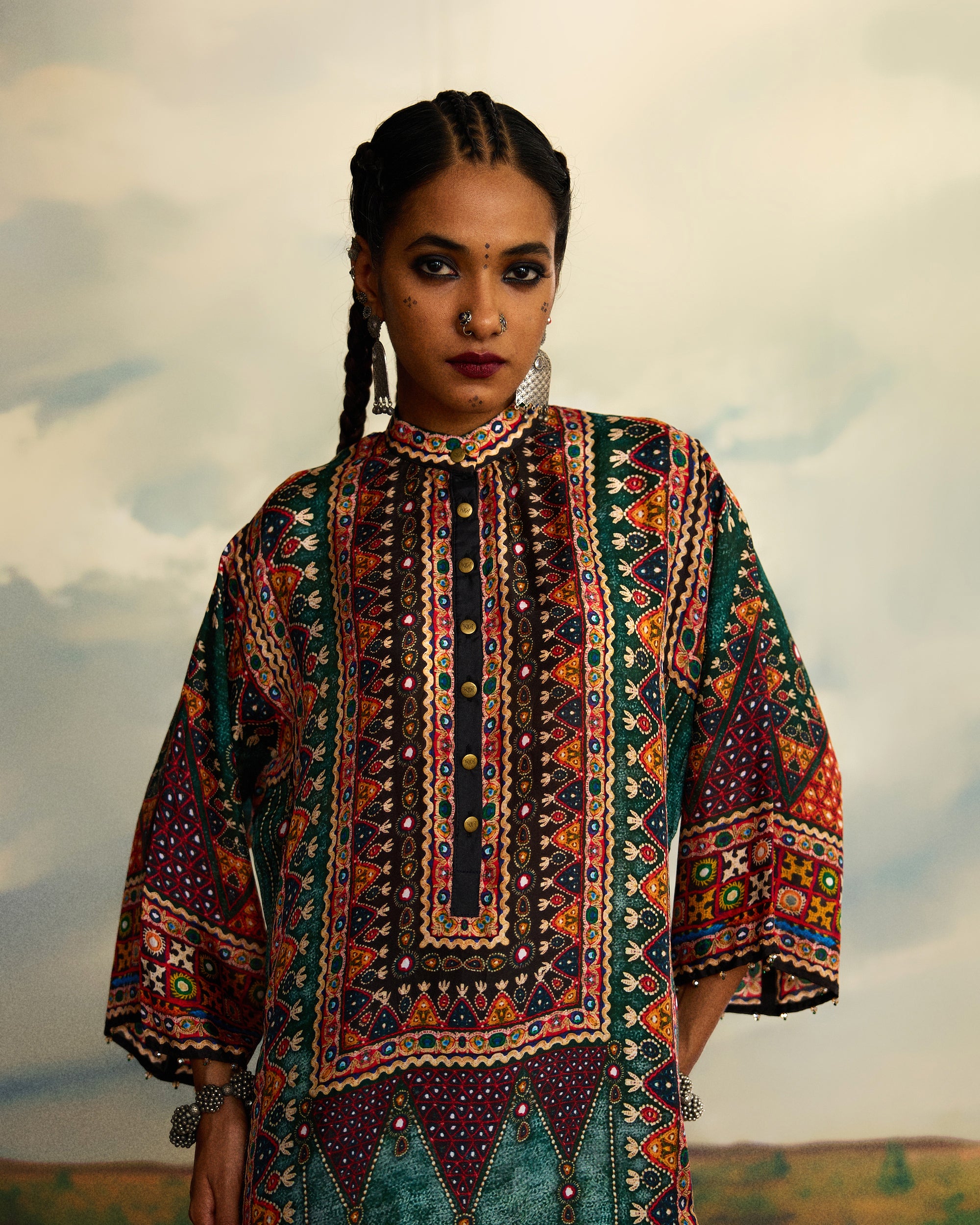 Kutch : Ghazala - Teal