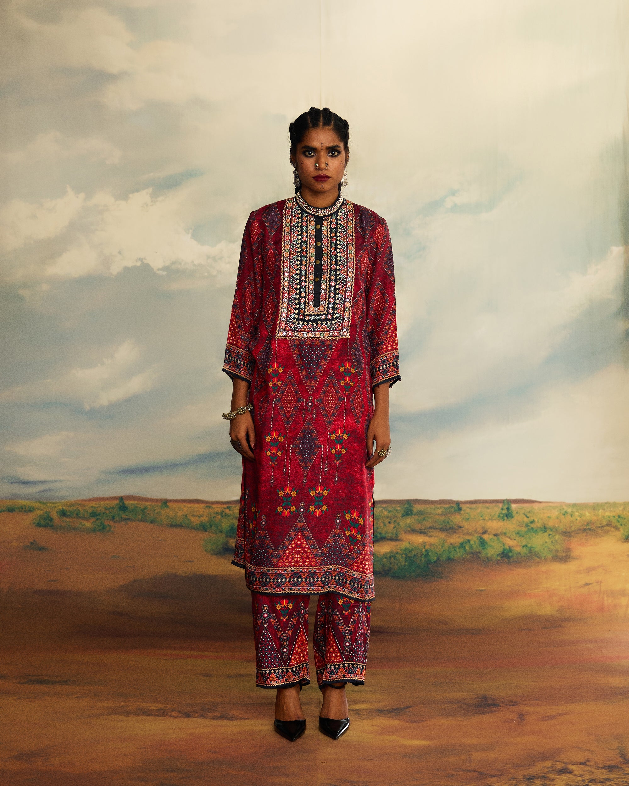 Kutch : Champa - Red