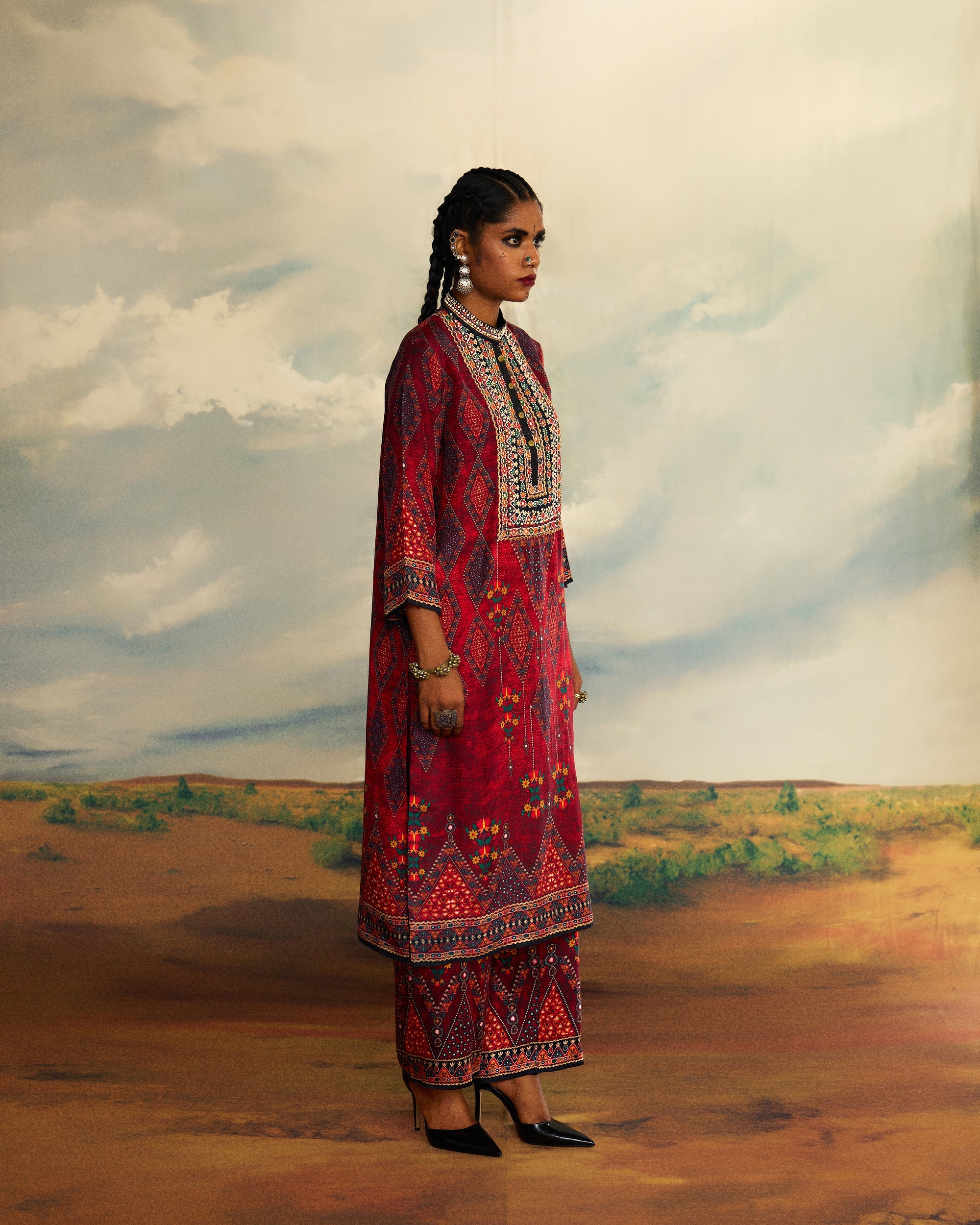 Kutch : Champa - Red