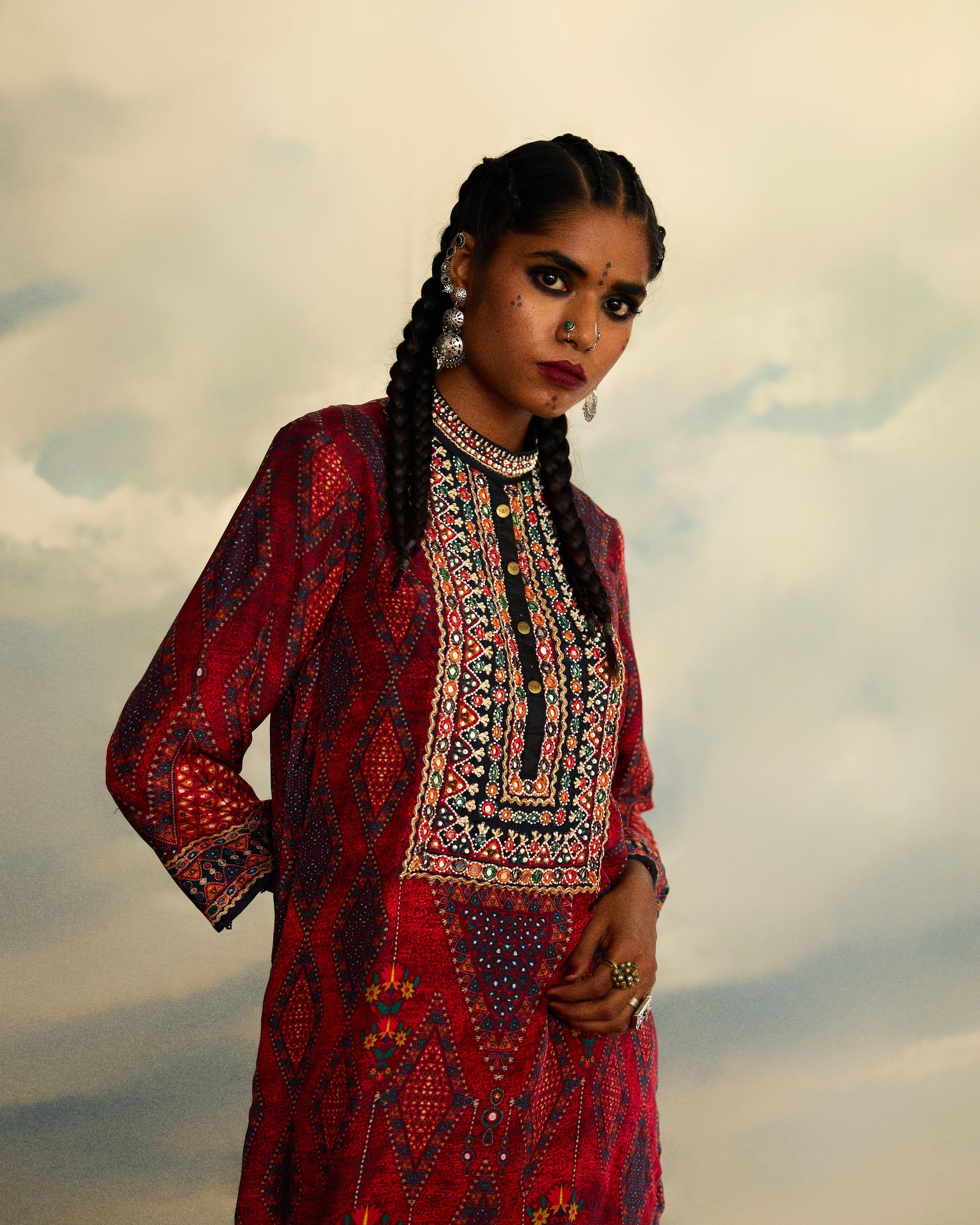 Kutch : Champa - Red