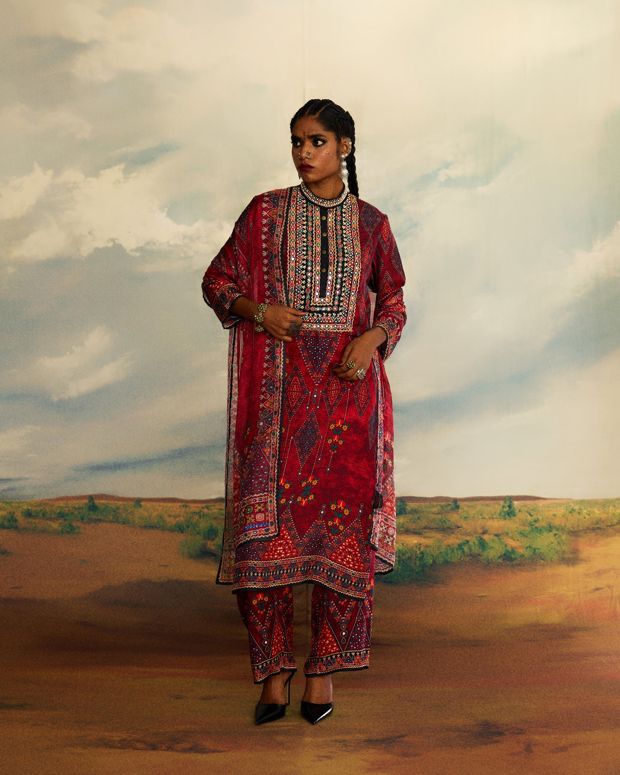 Kutch : Champa - Red