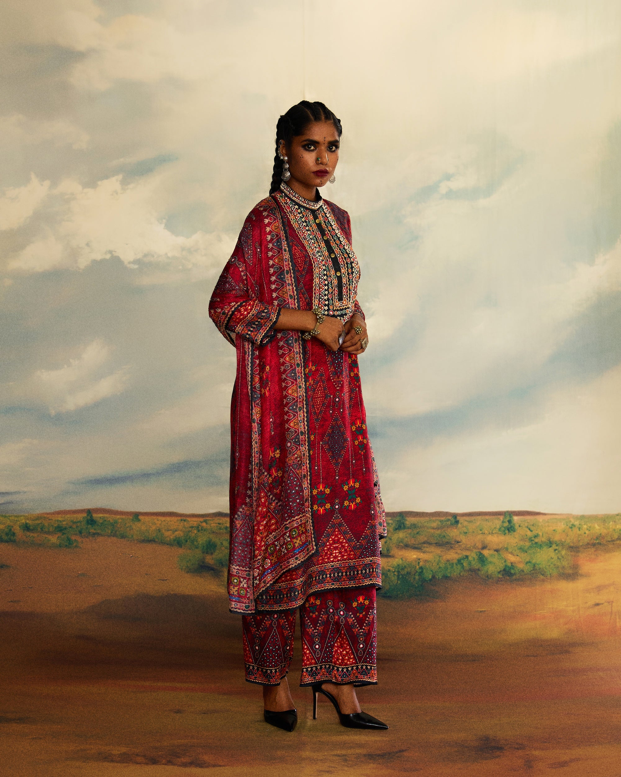 Kutch : Champa - Red
