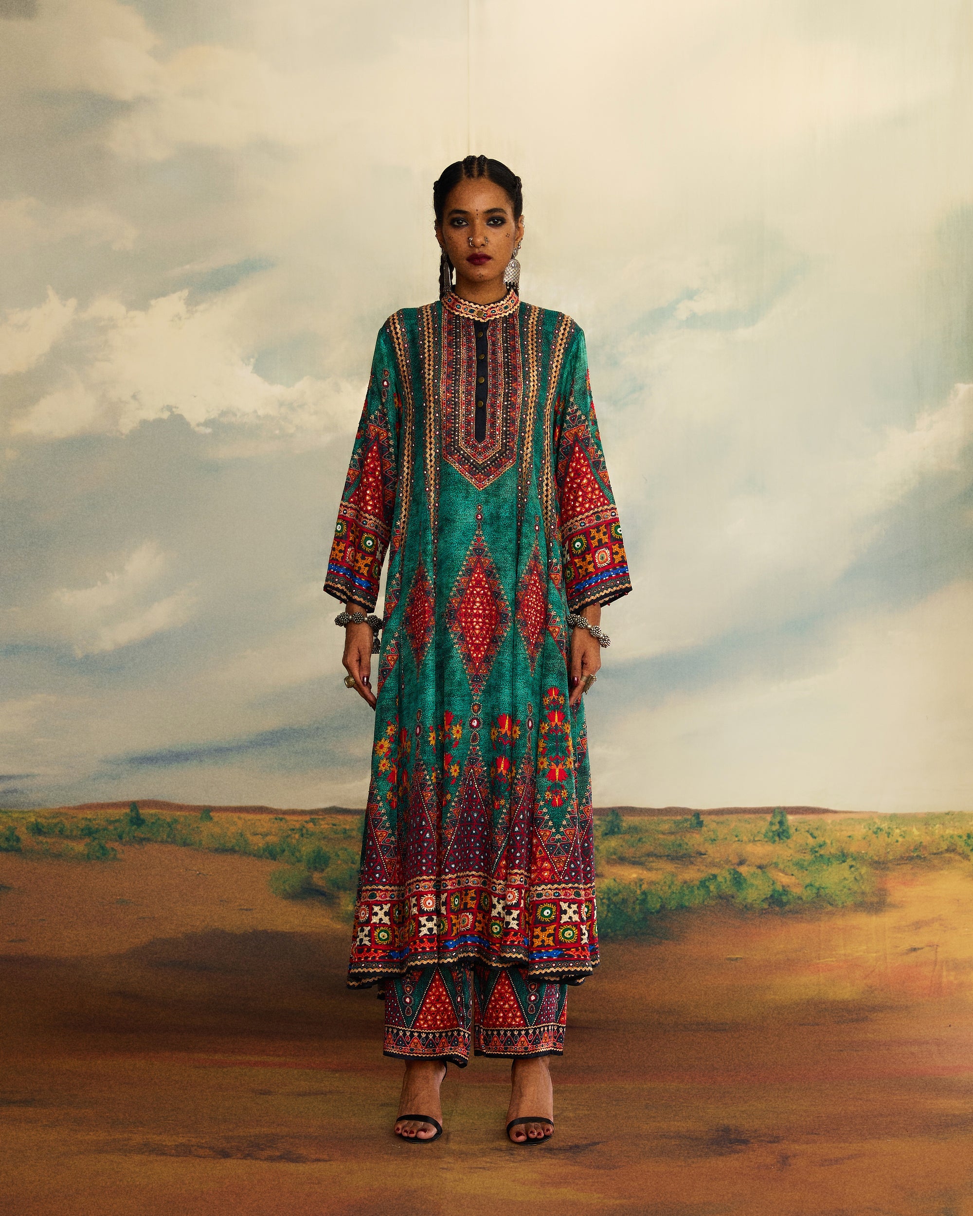Kutch : Banera - Teal