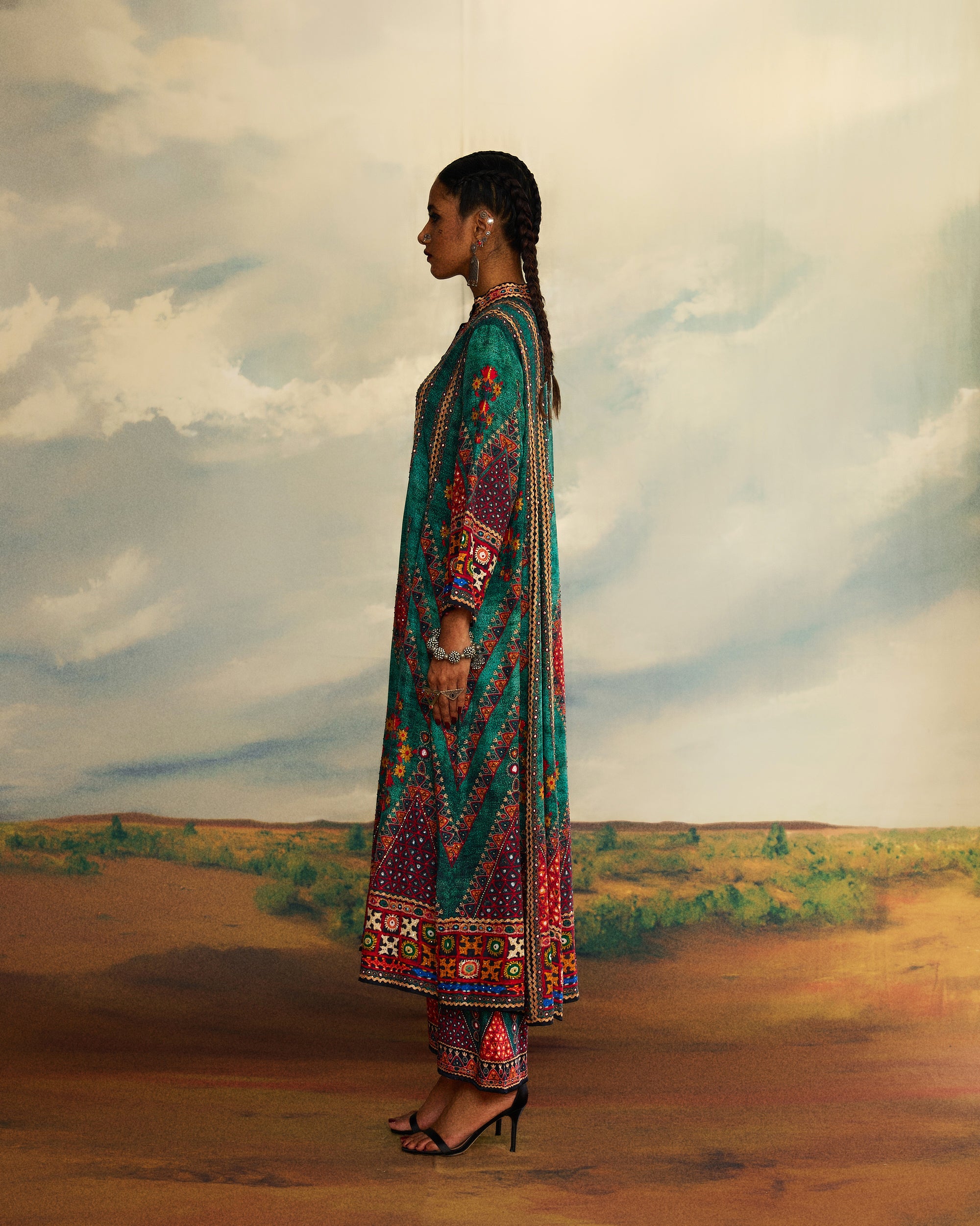 Kutch : Banera - Teal