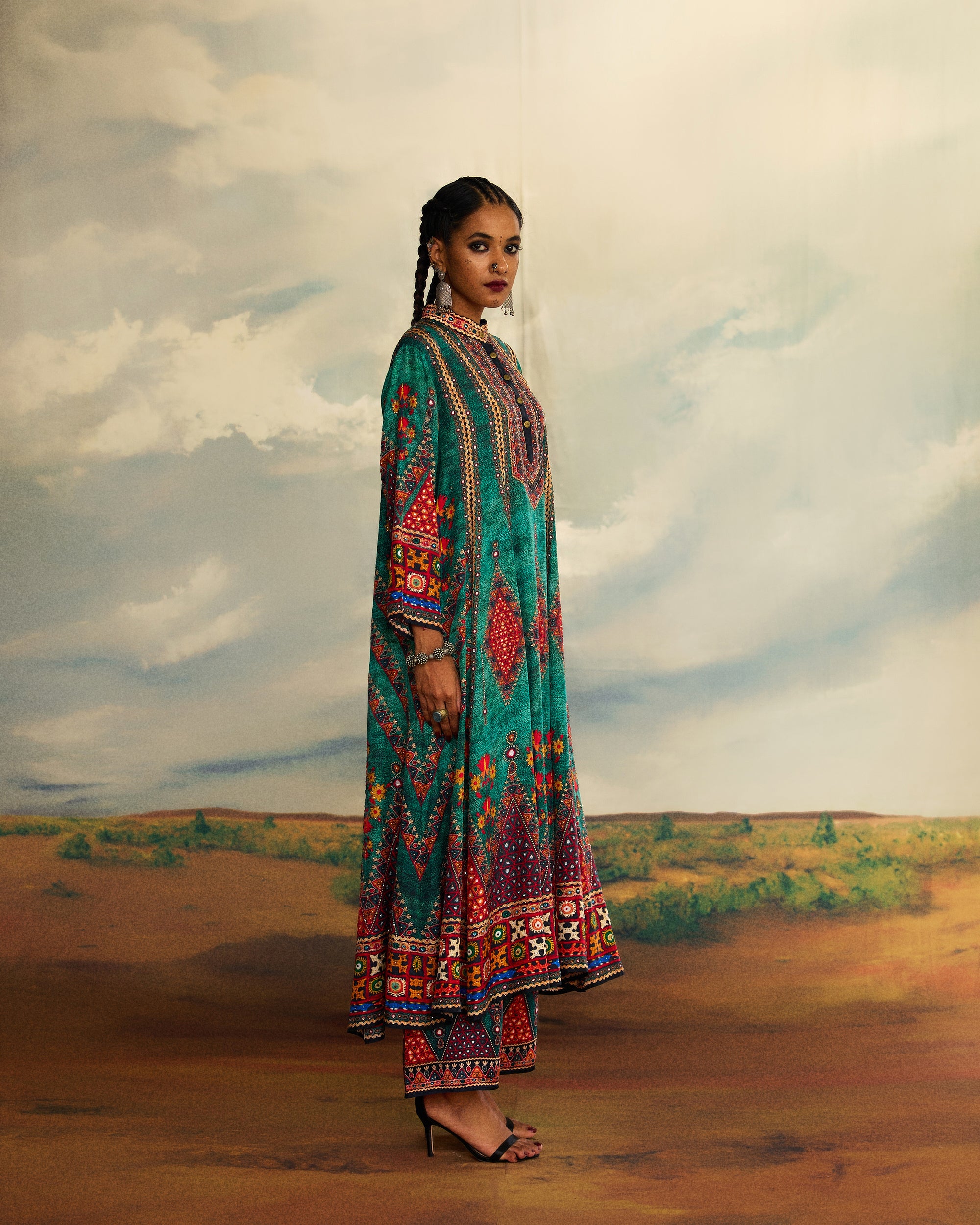 Kutch : Banera - Teal