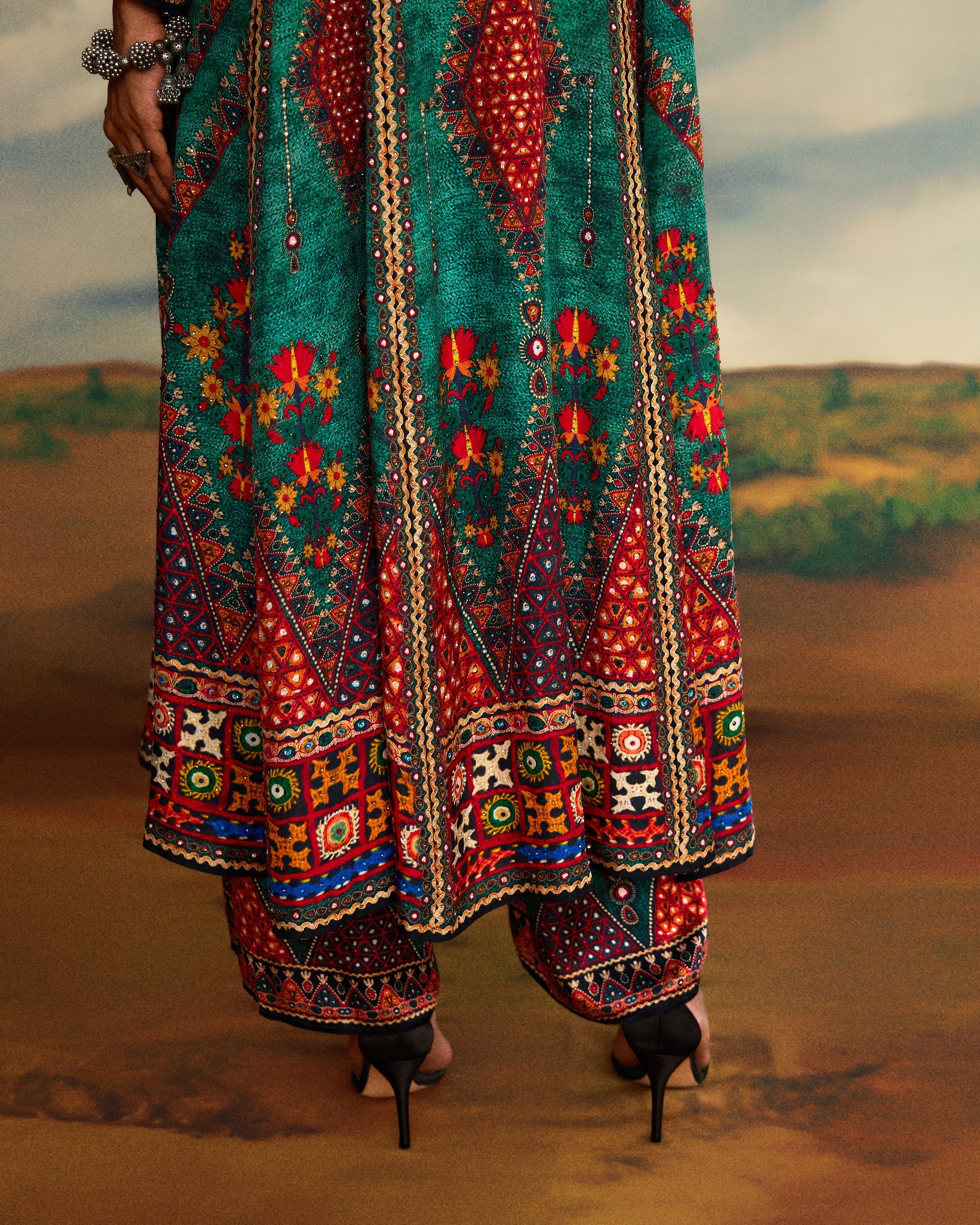 Kutch : Banera - Teal