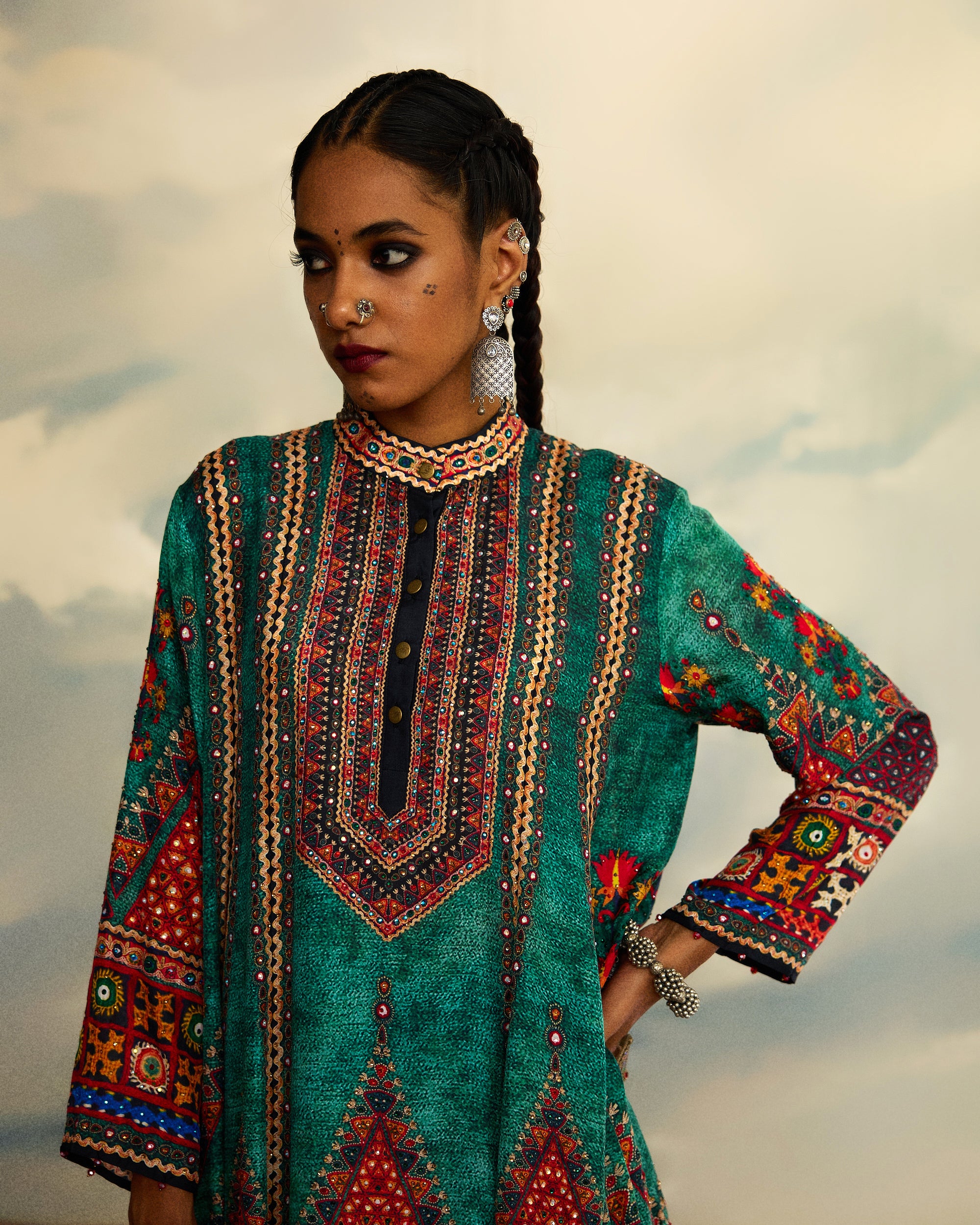 Kutch : Banera - Teal