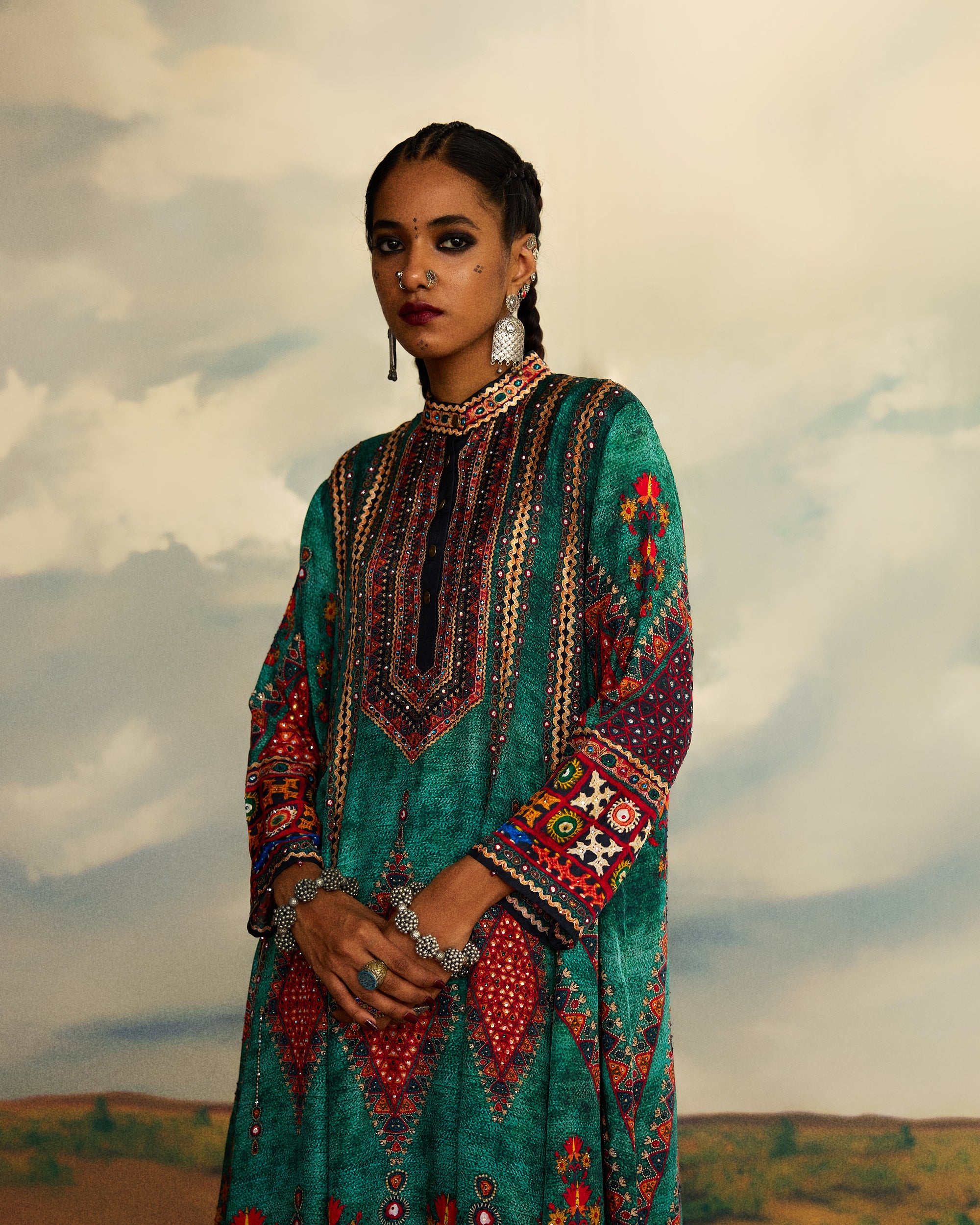 Kutch : Banera - Teal