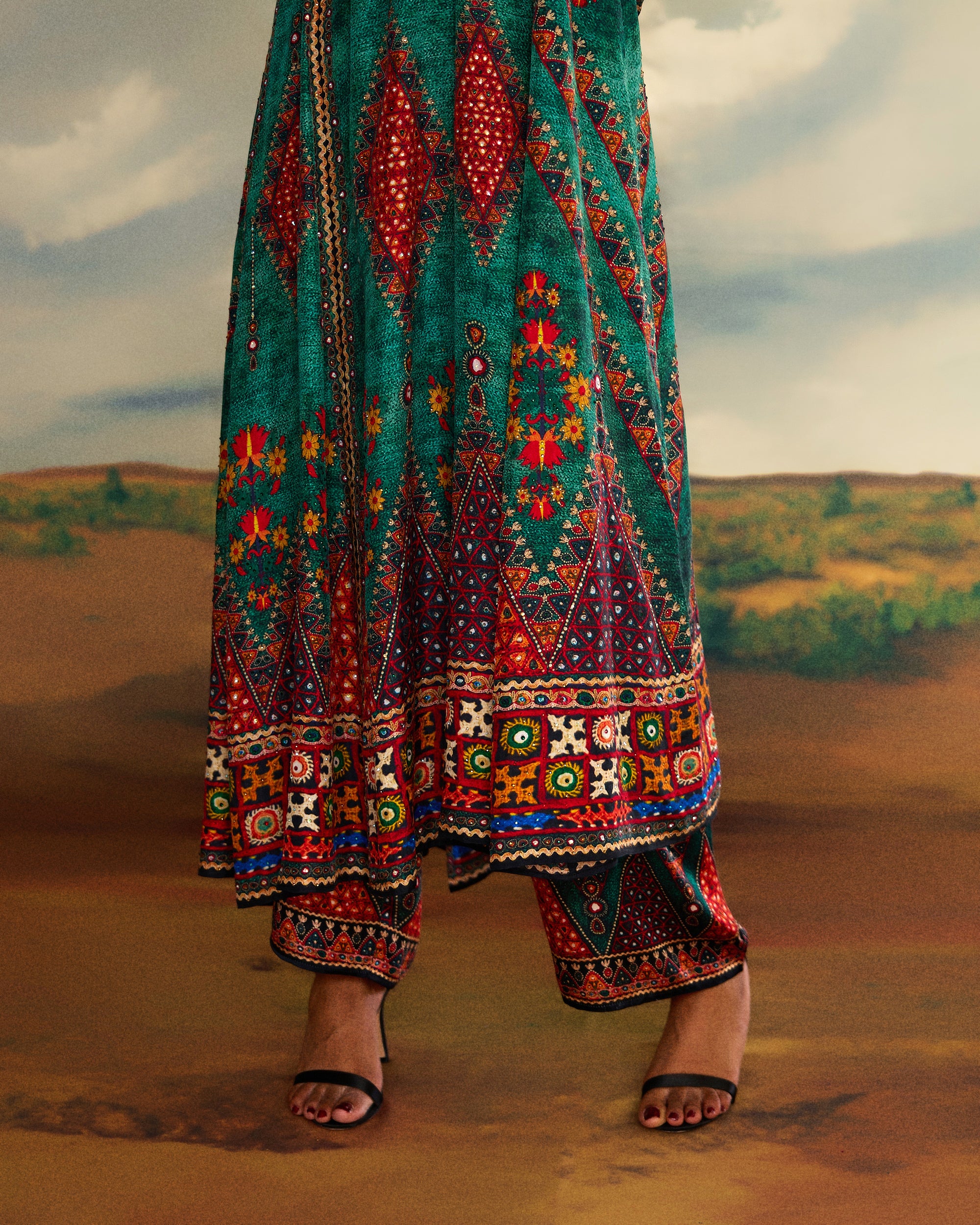 Kutch : Banera - Teal