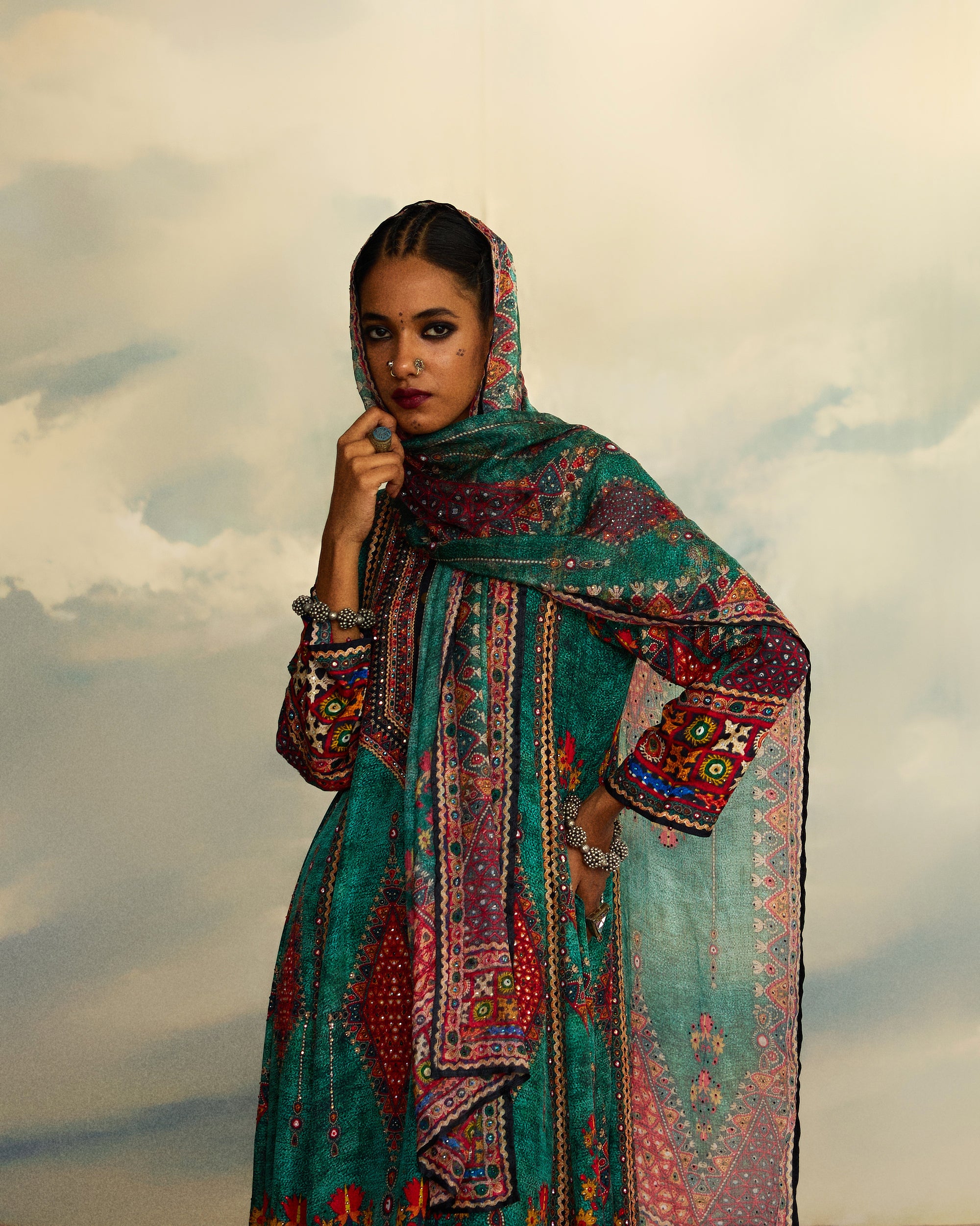 Kutch : Banera - Teal