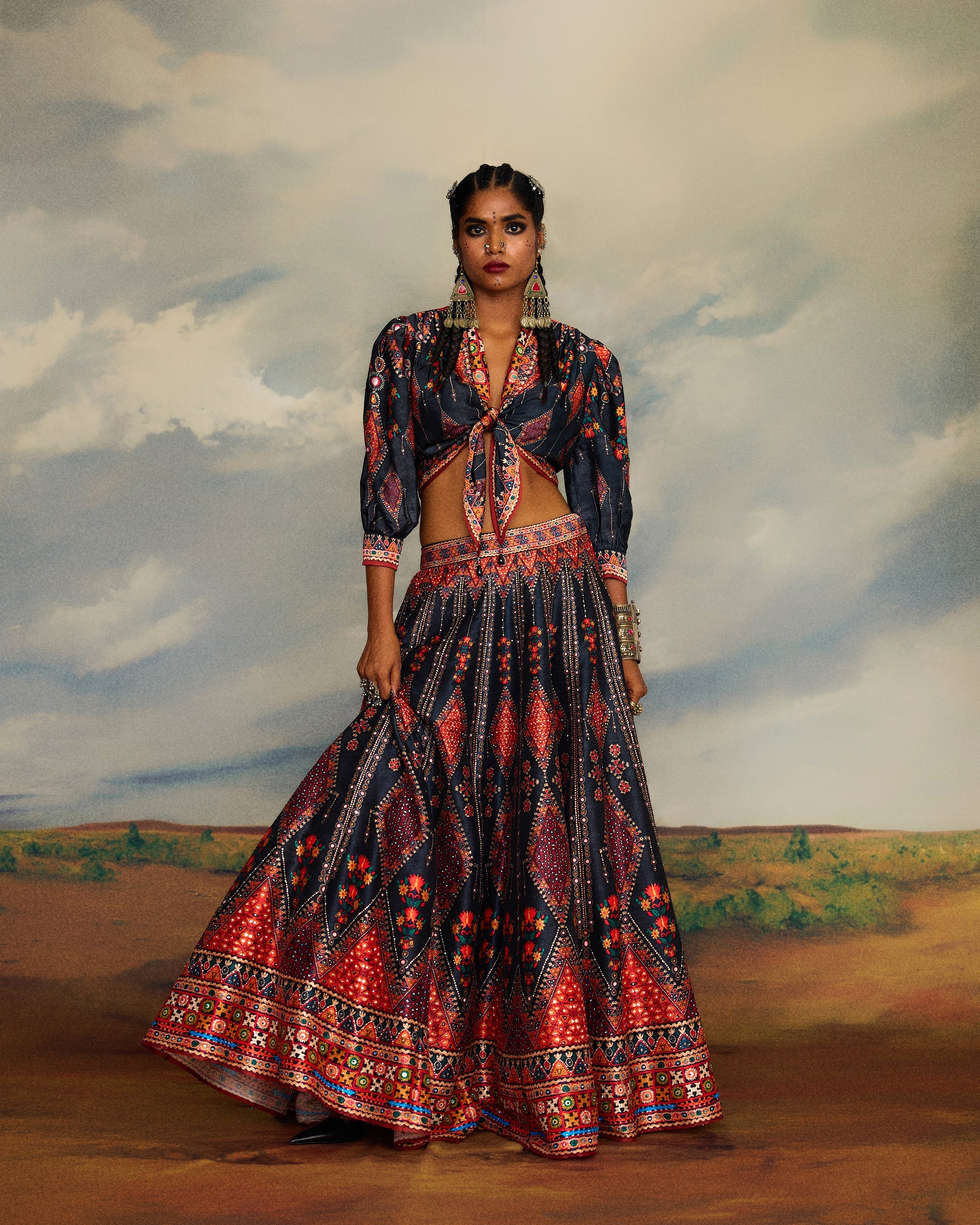 Kutch : Rubali Leela - Charcoal