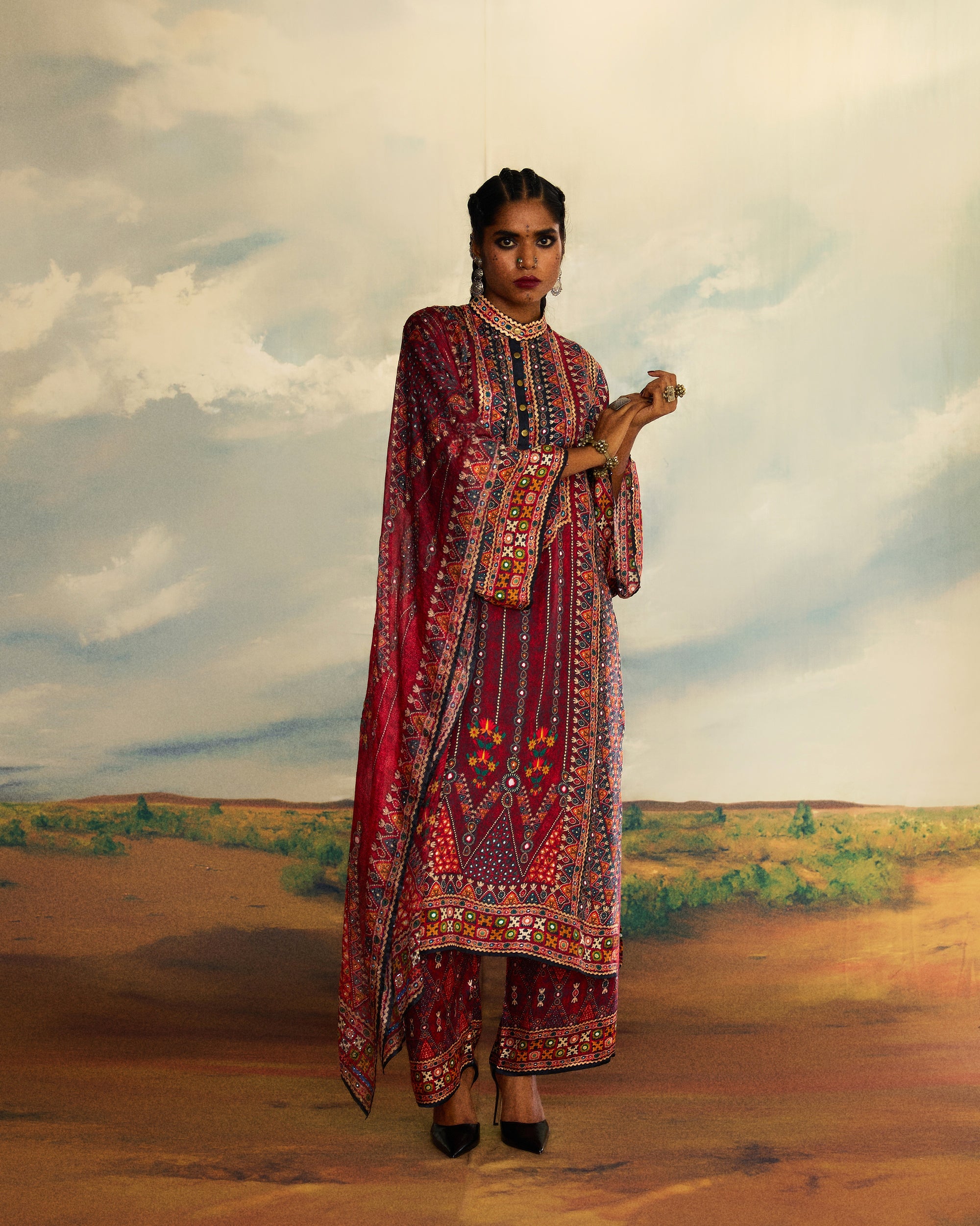 Kutch : Gayatri - Red