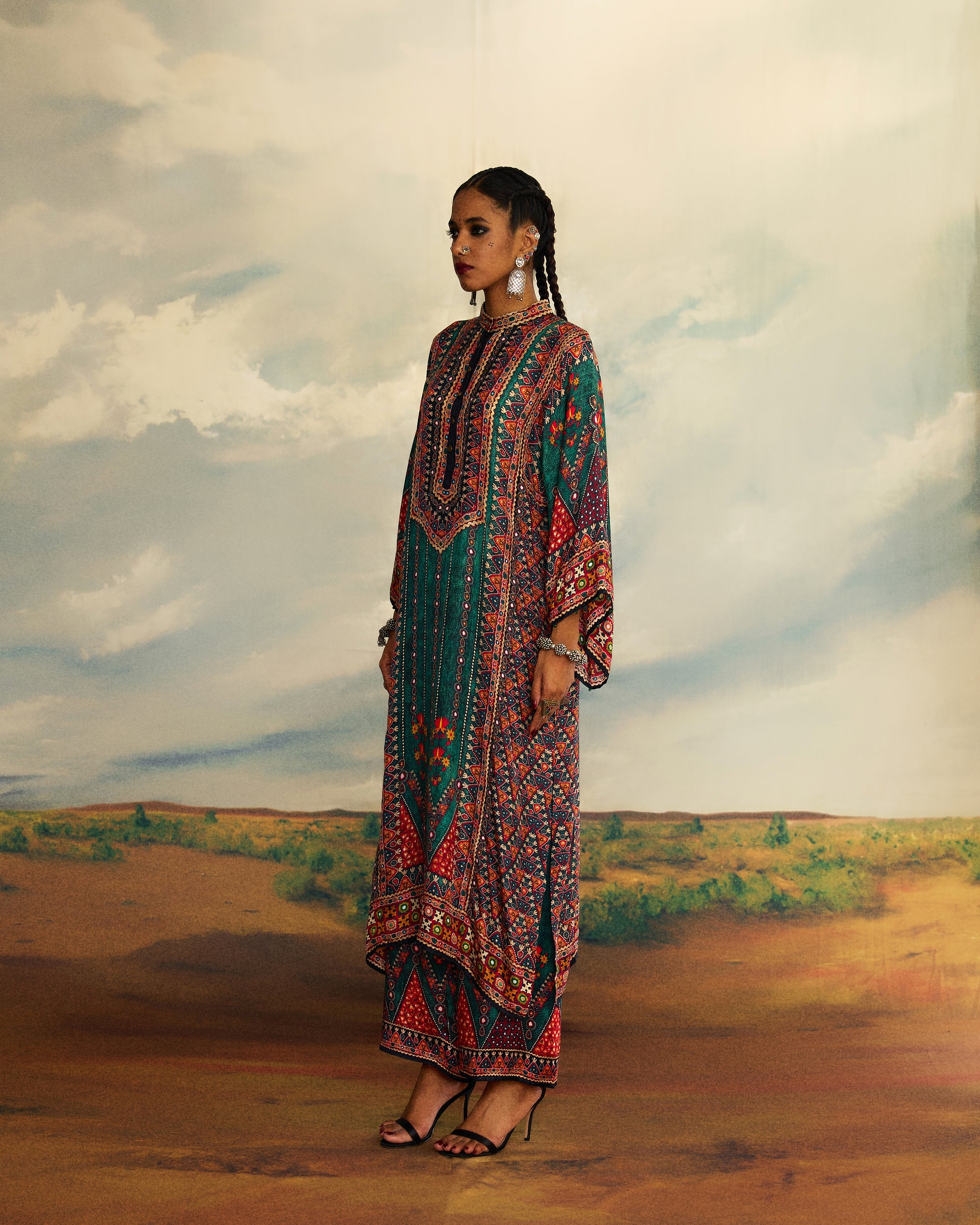 Kutch : Gayatri - Teal