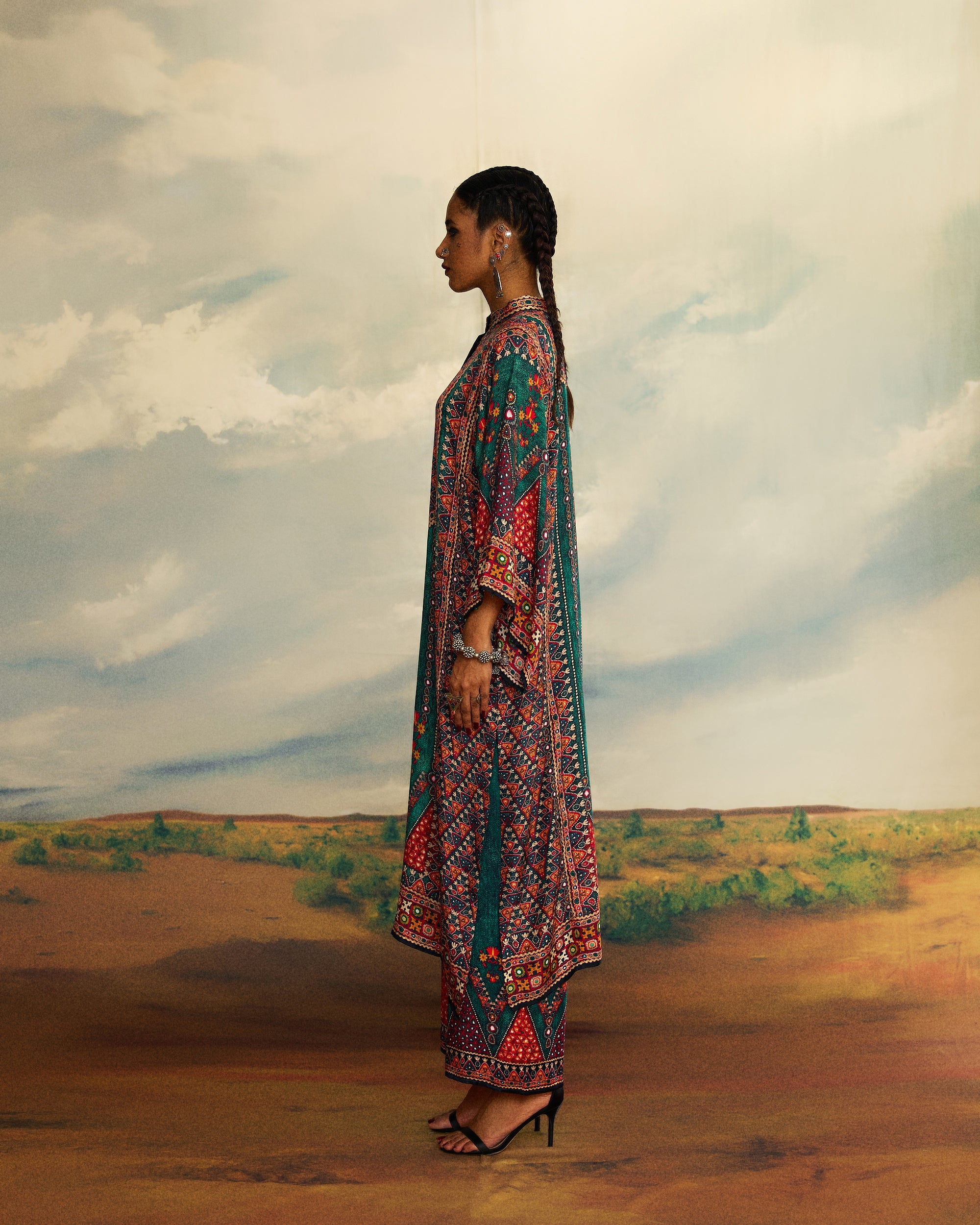Kutch : Gayatri - Teal