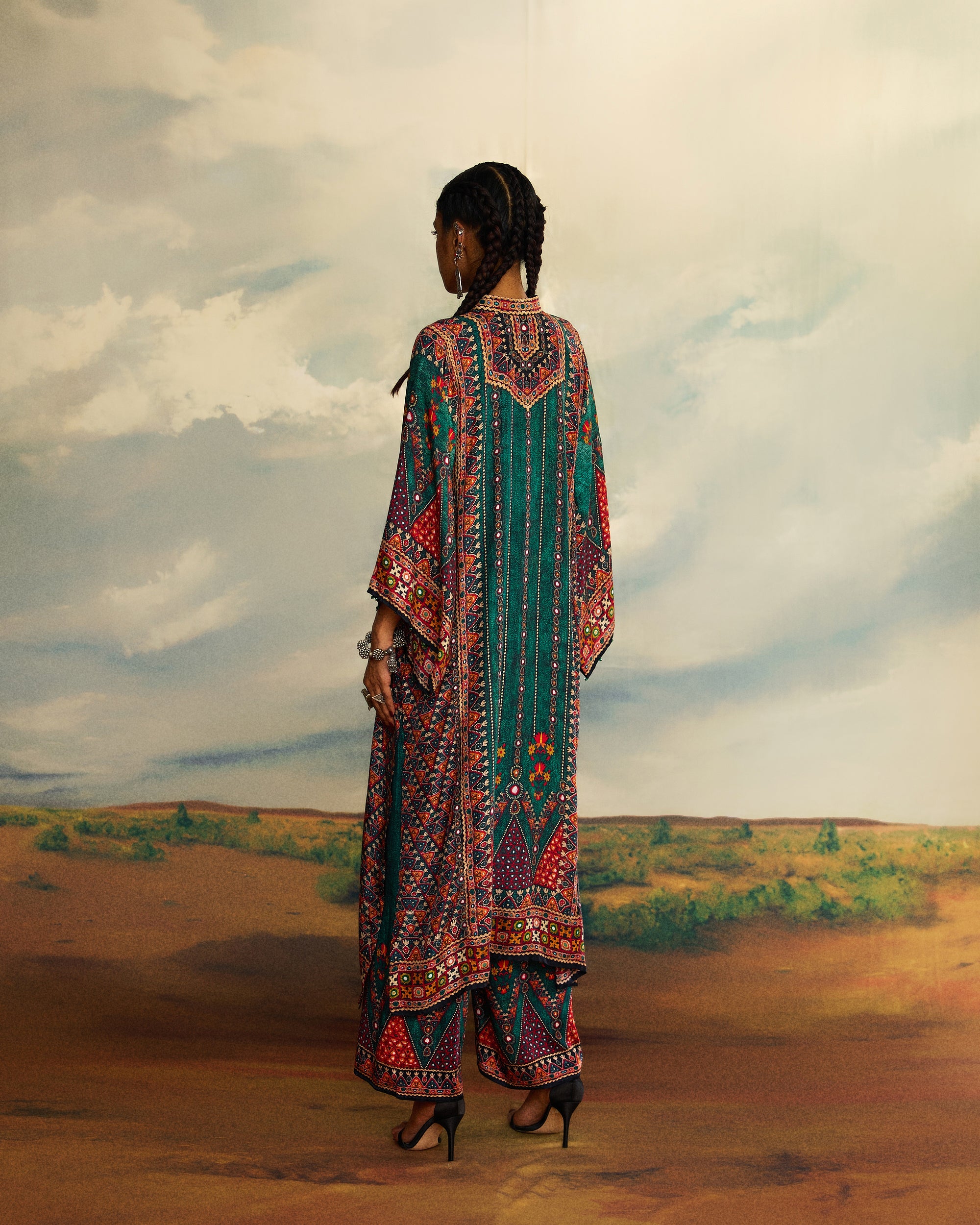Kutch : Gayatri - Teal