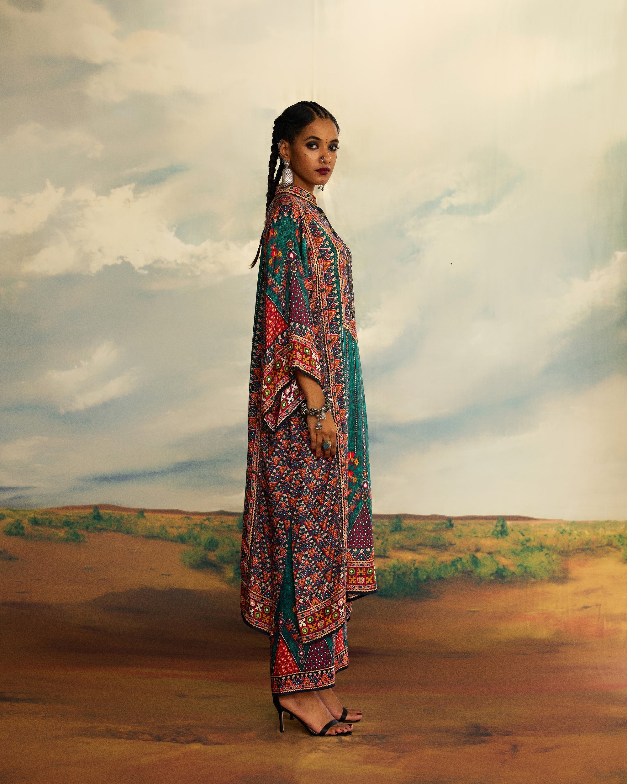 Kutch : Gayatri - Teal